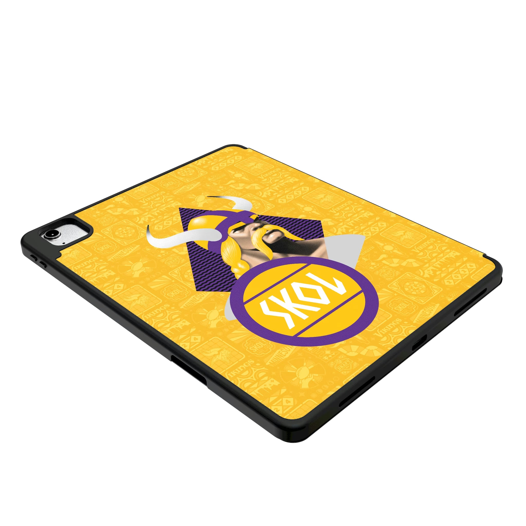 Minnesota Vikings Deco iPad Tablet Case for Apple iPad - Isometric View