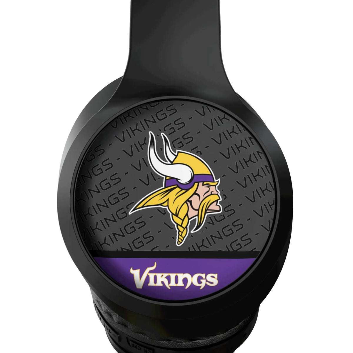 Minnesota Vikings Endzone Plus Wireless Over-Ear Headphones With Case - Detail