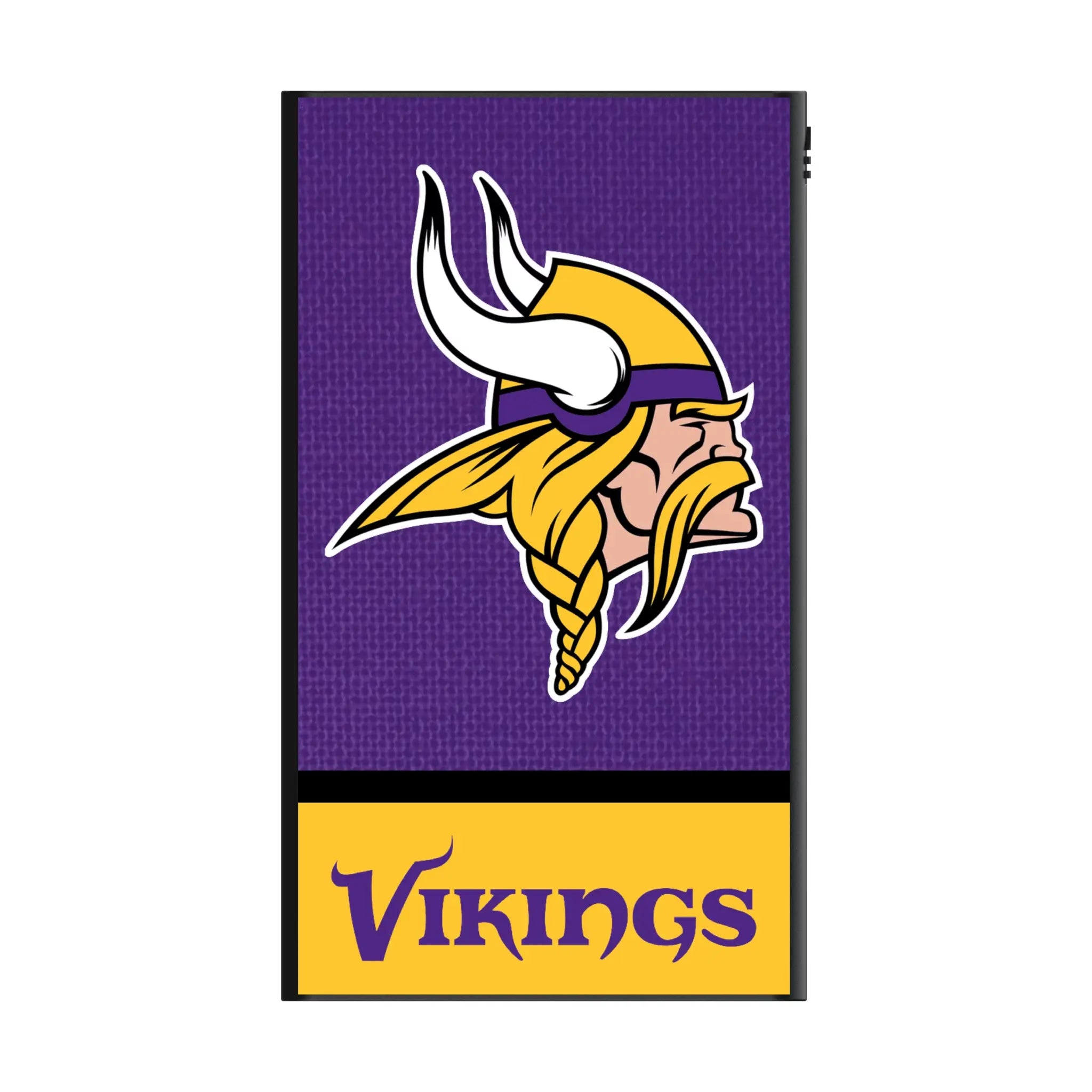 Minnesota Vikings Endzone Solid 5000mAh Flat Power Bank
