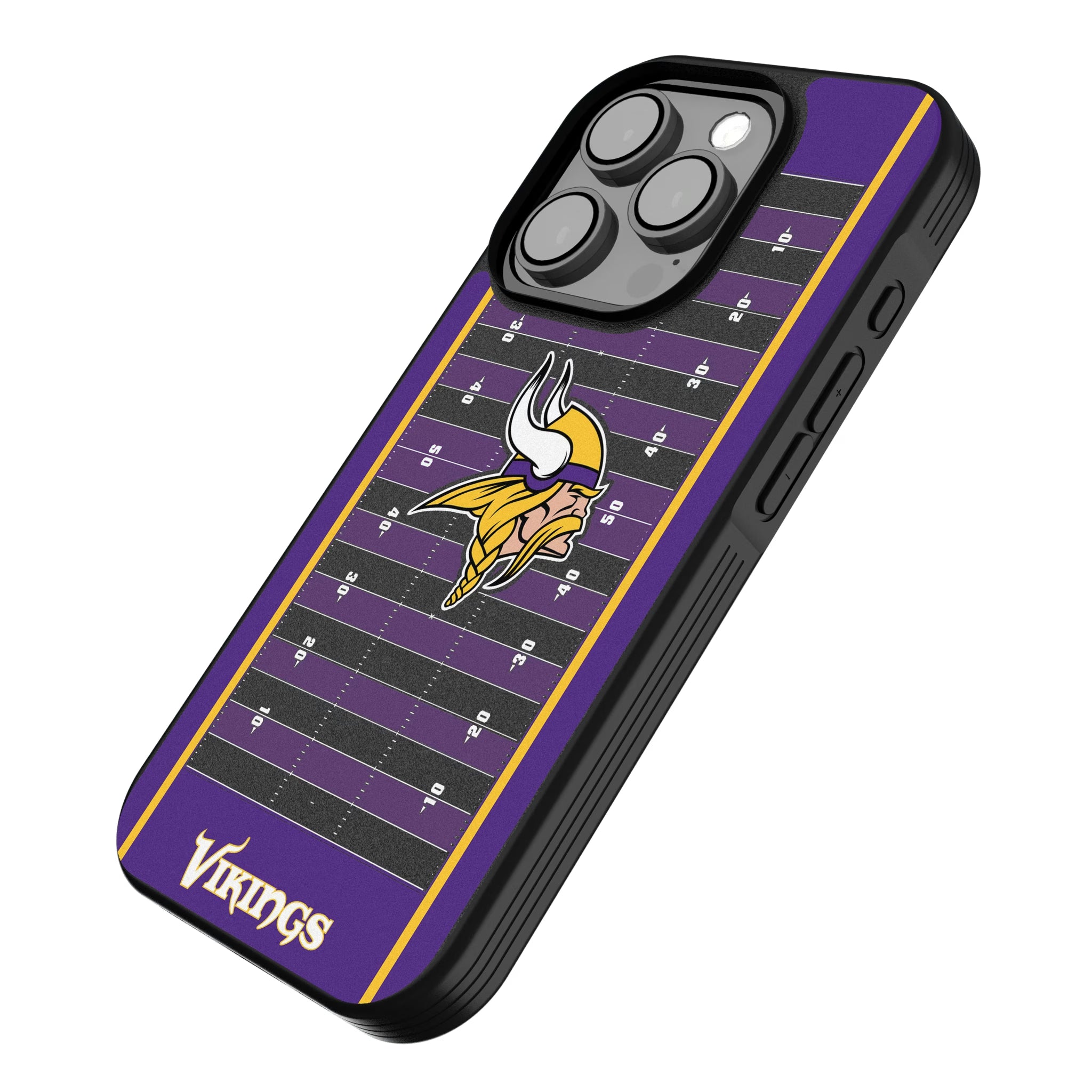 Minnesota Vikings Field iPhone Bump Phone Case for Apple iPhone - Isometric View