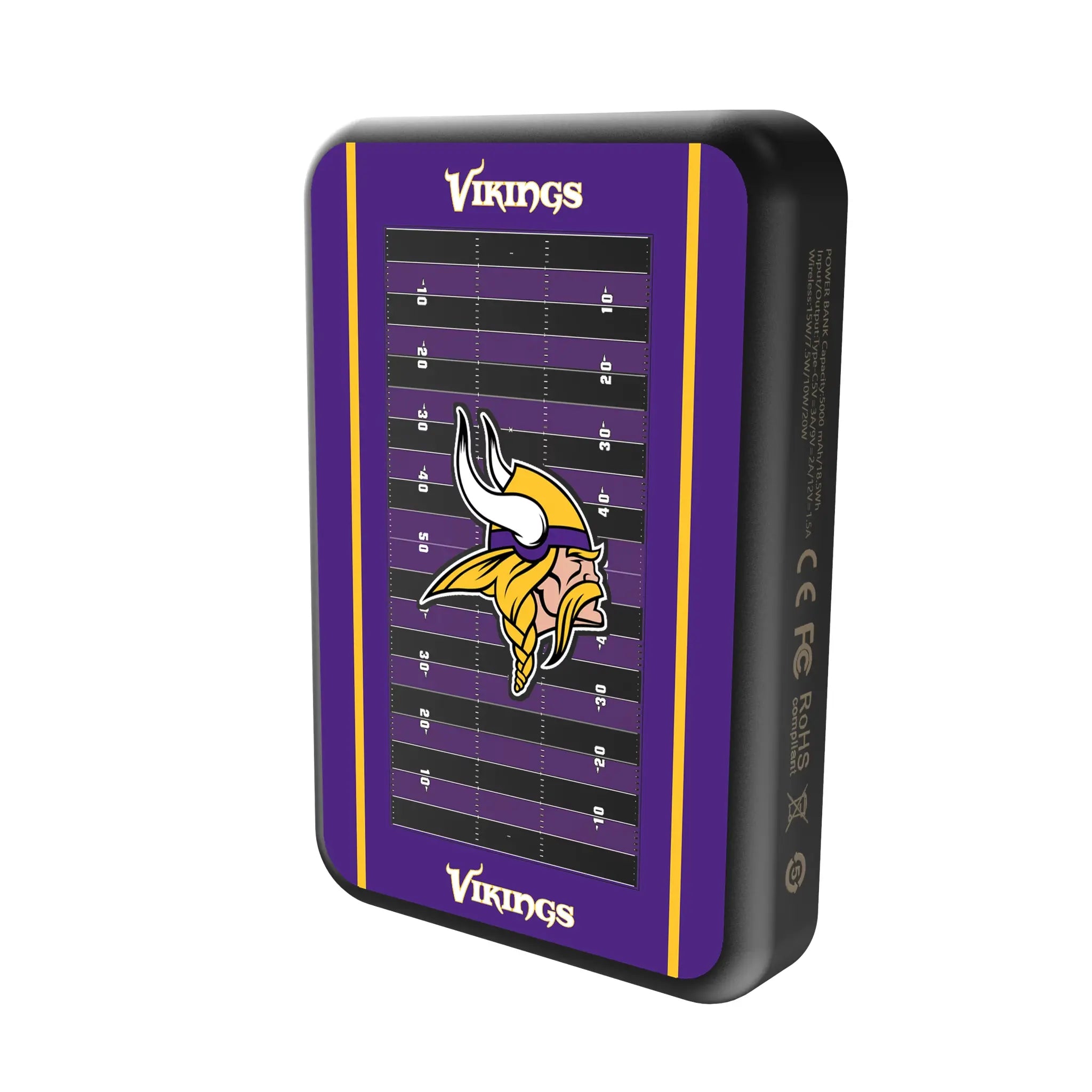 Minnesota Vikings Field Wireless Mag Power Bank