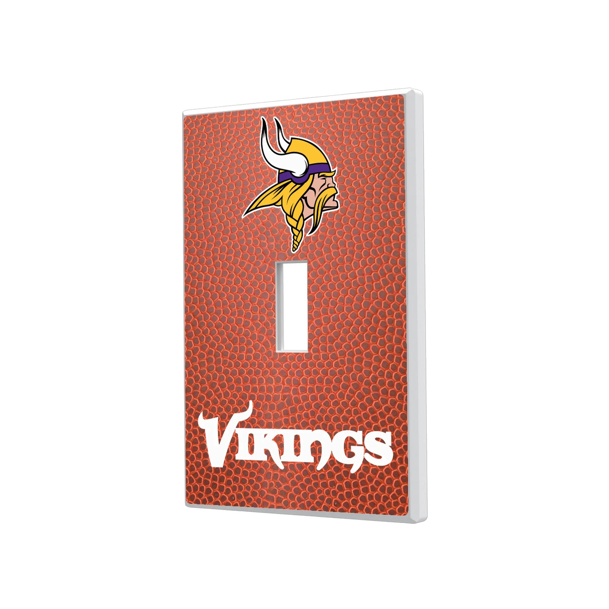Minnesota Vikings Football Hidden-Screw Light Switch Plate#Style_Single Toggle