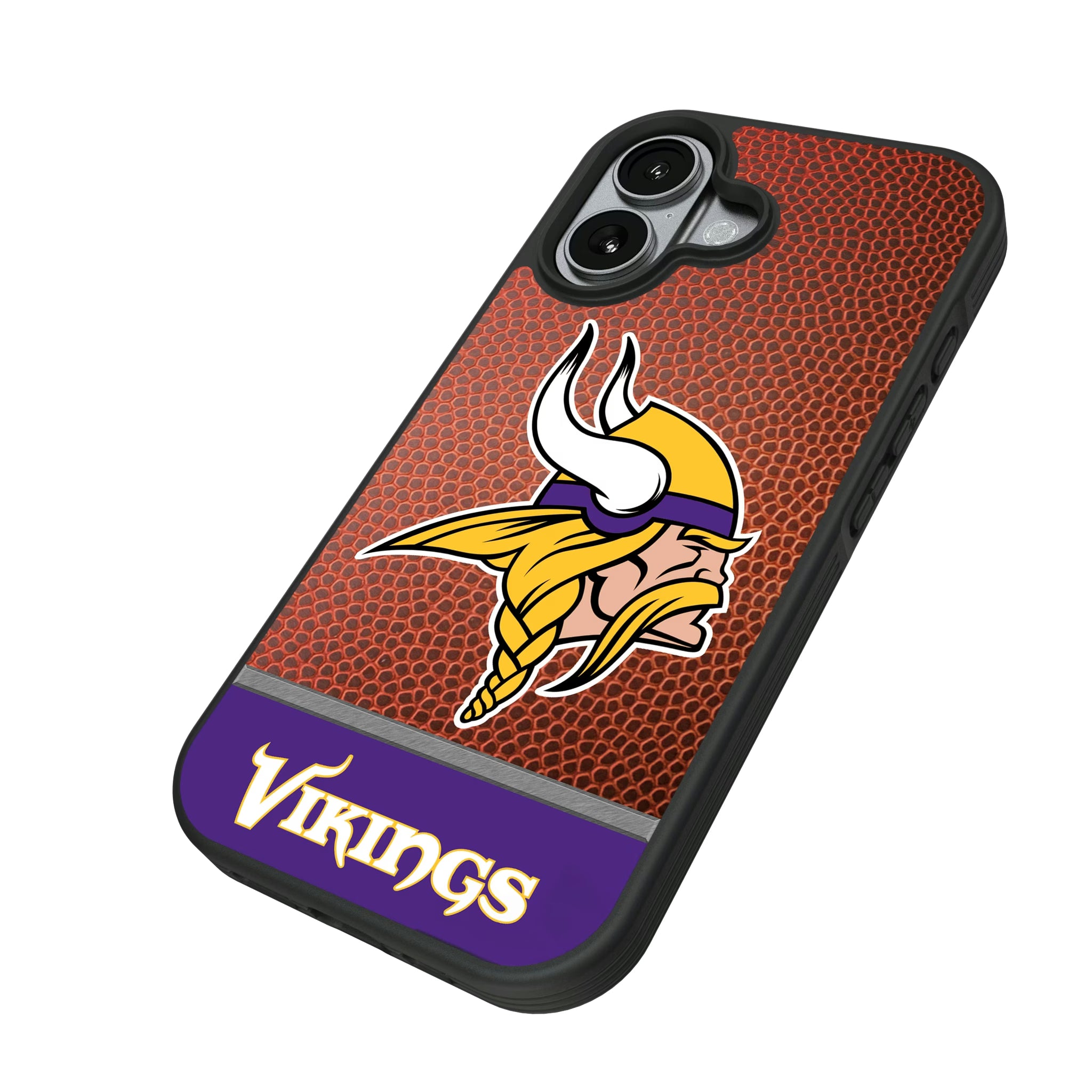 Minnesota Vikings Football Wordmark iPhone Bump Phone Case for Apple iPhone - Isometric View#Device_iPhone 17