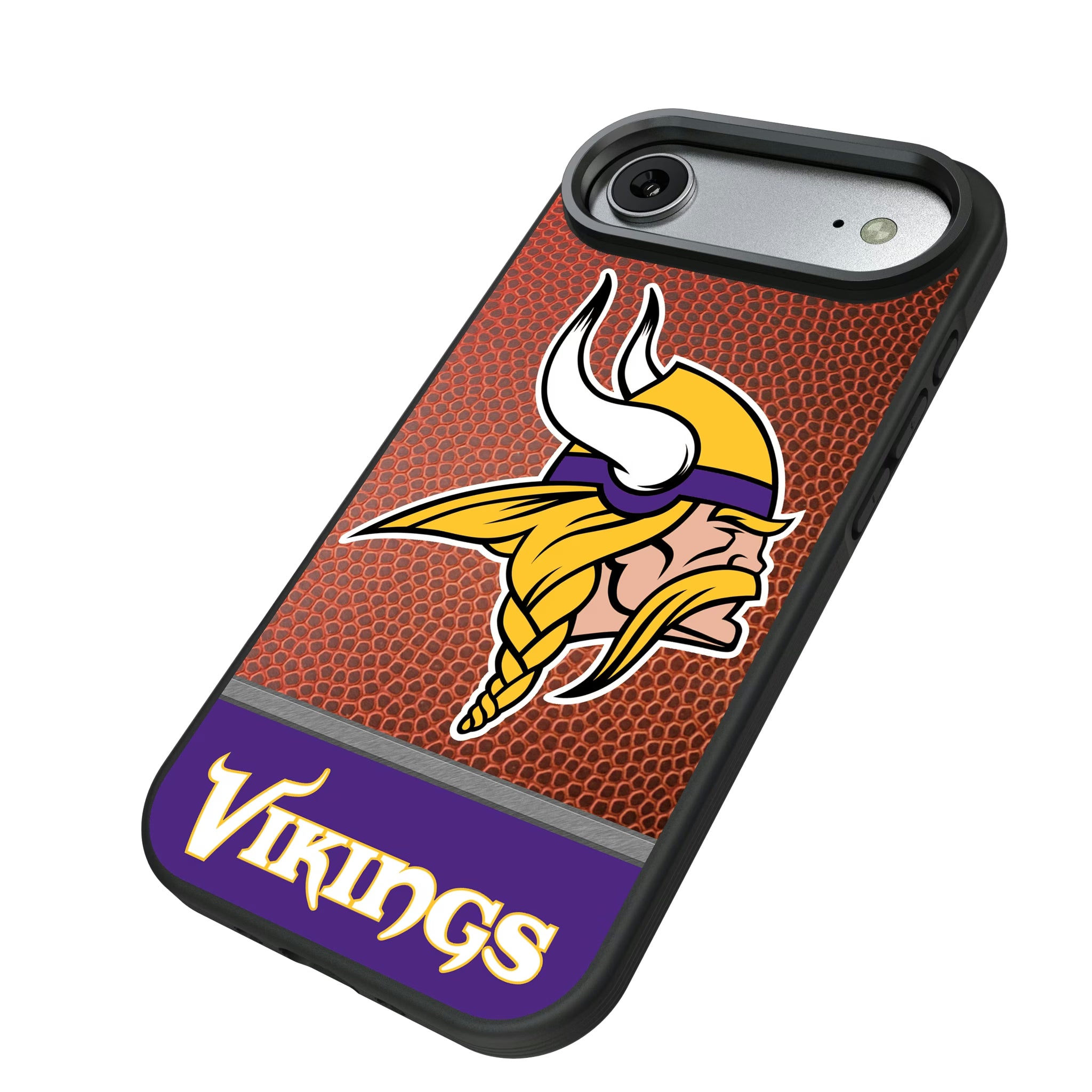 Minnesota Vikings Football Wordmark iPhone Bump Phone Case for Apple iPhone - Isometric View#Device_iPhone Air