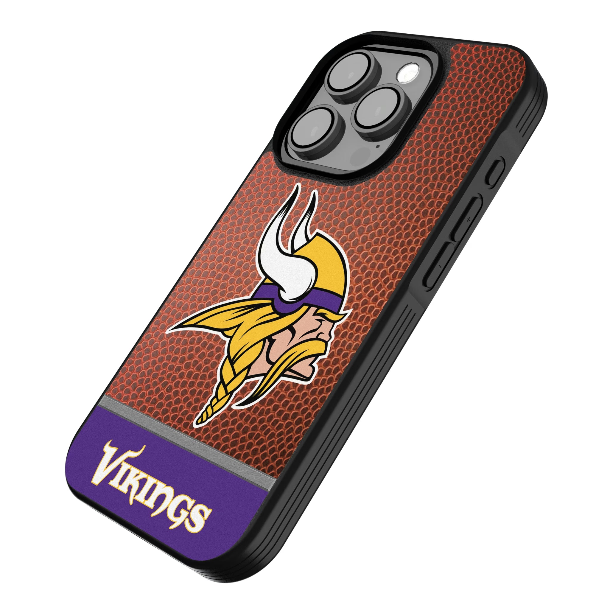 Minnesota Vikings Football Wordmark iPhone Bump Phone Case for Apple iPhone - Isometric View