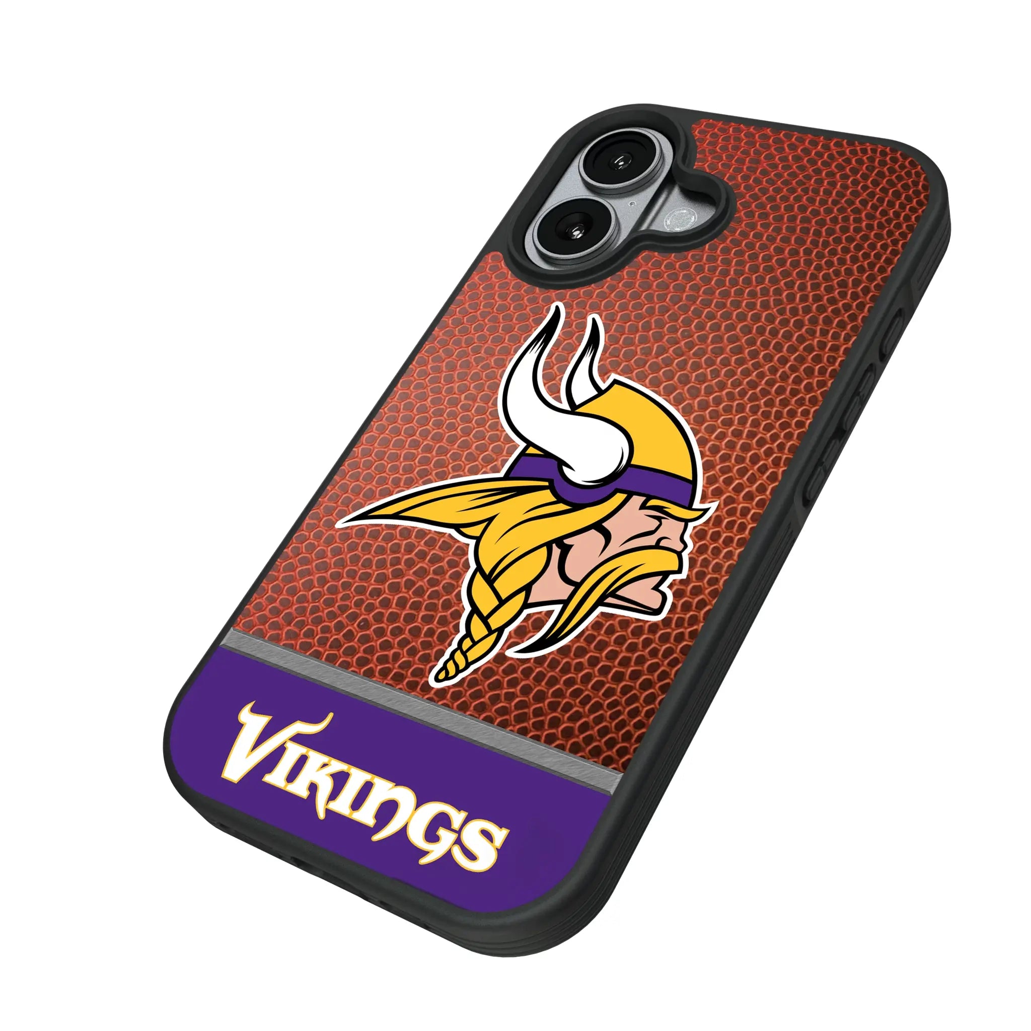 Minnesota Vikings Football Wordmark iPhone Bump Phone Case for Apple iPhone - Isometric View#Device_iPhone 17