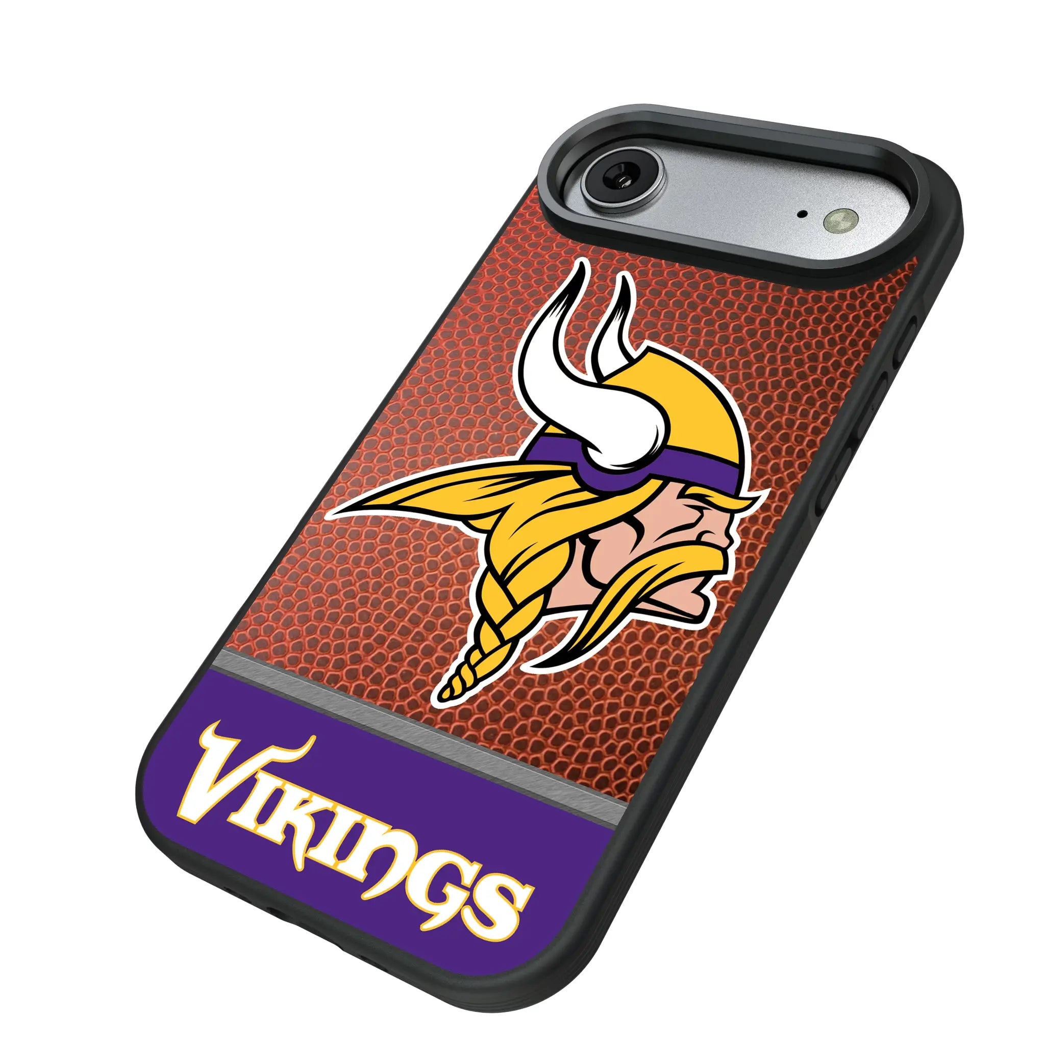 Minnesota Vikings Football Wordmark iPhone Bump Phone Case for Apple iPhone - Isometric View#Device_iPhone Air