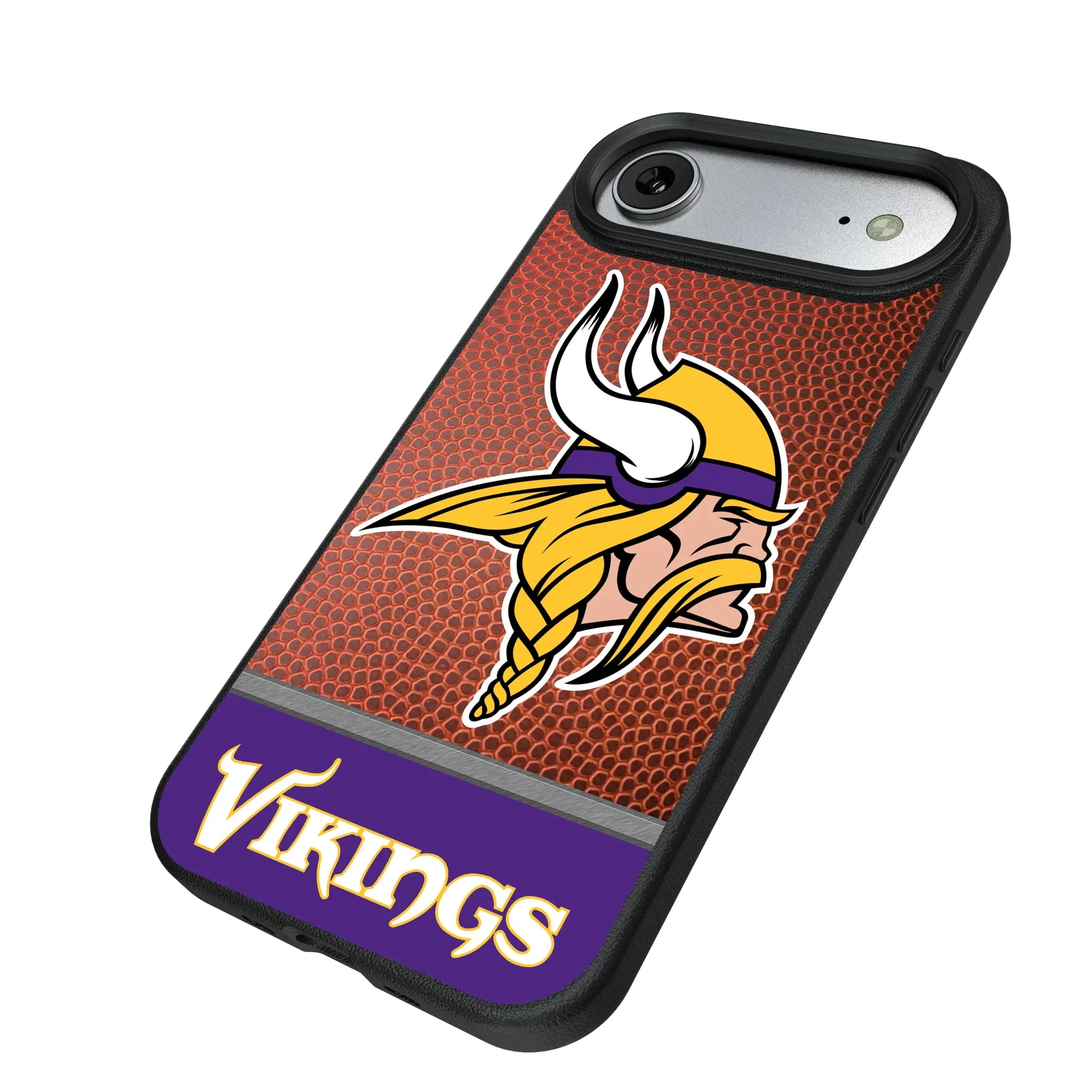 Minnesota Vikings Football Wordmark iPhone MagSafe Compatible Phone Case for Apple iPhone - Isometric View#Device_iPhone Air