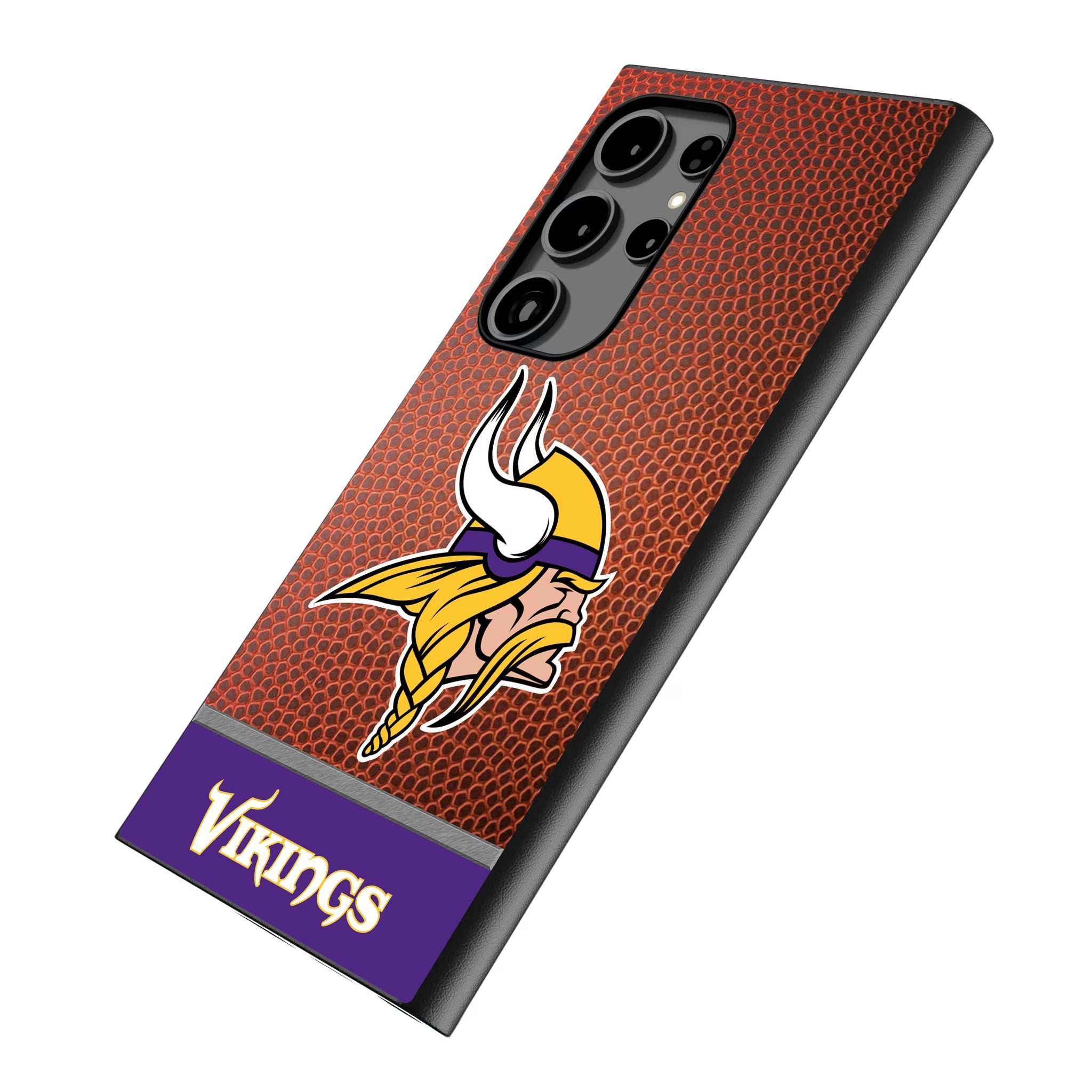 Minnesota Vikings Football Wordmark Galaxy MagSafe Compatible Phone Case for Samsung Galaxy - Isometric View