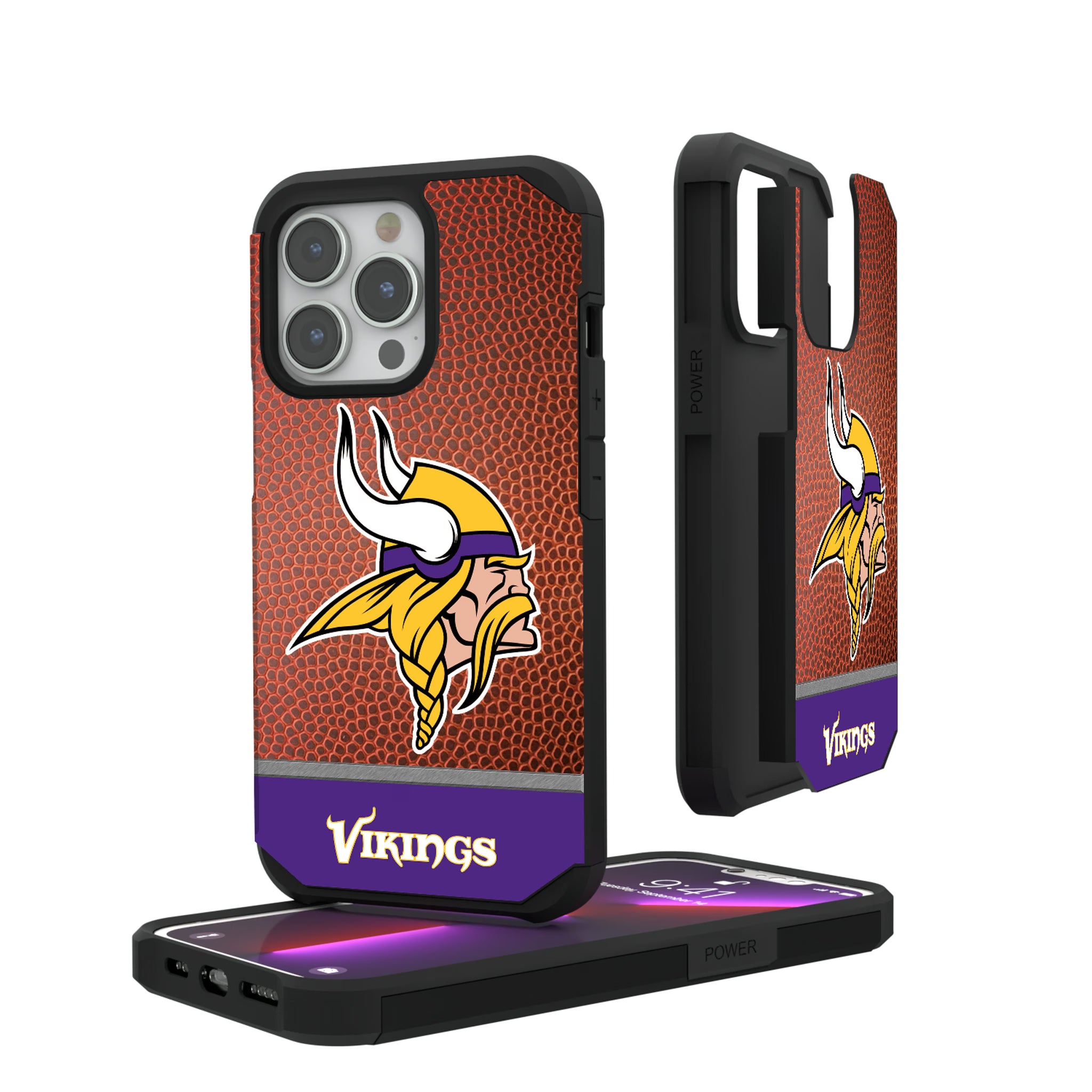 Minnesota Vikings Football Wordmark iPhone Rugged Phone Case for Apple iPhone