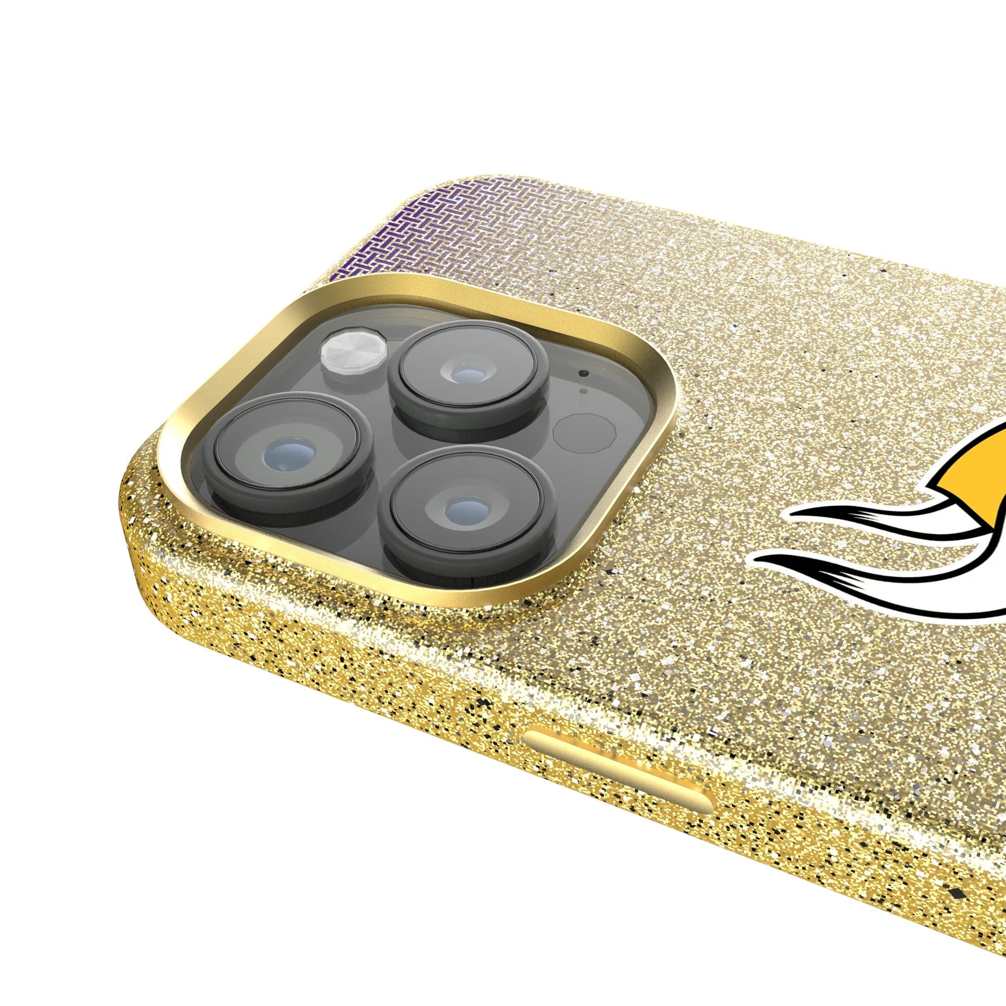 Minnesota Vikings Linen iPhone Bling Phone Case for Apple iPhone - Detail