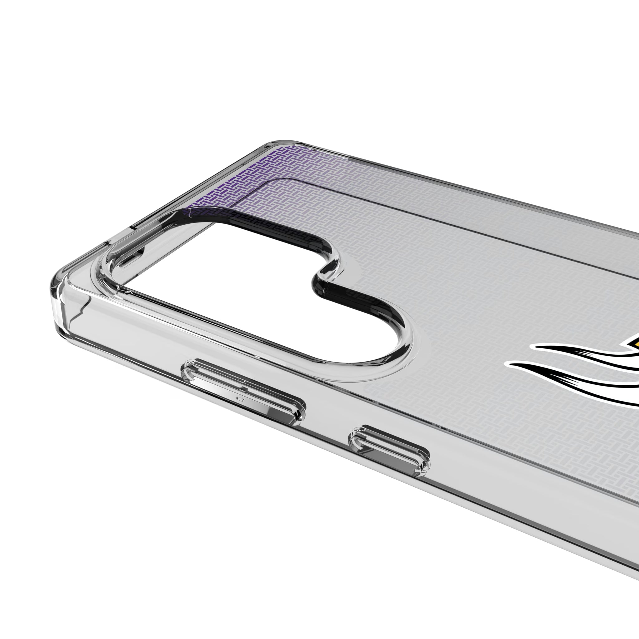 Minnesota Vikings Linen Galaxy Clear Phone Case for Samsung Galaxy - Detail