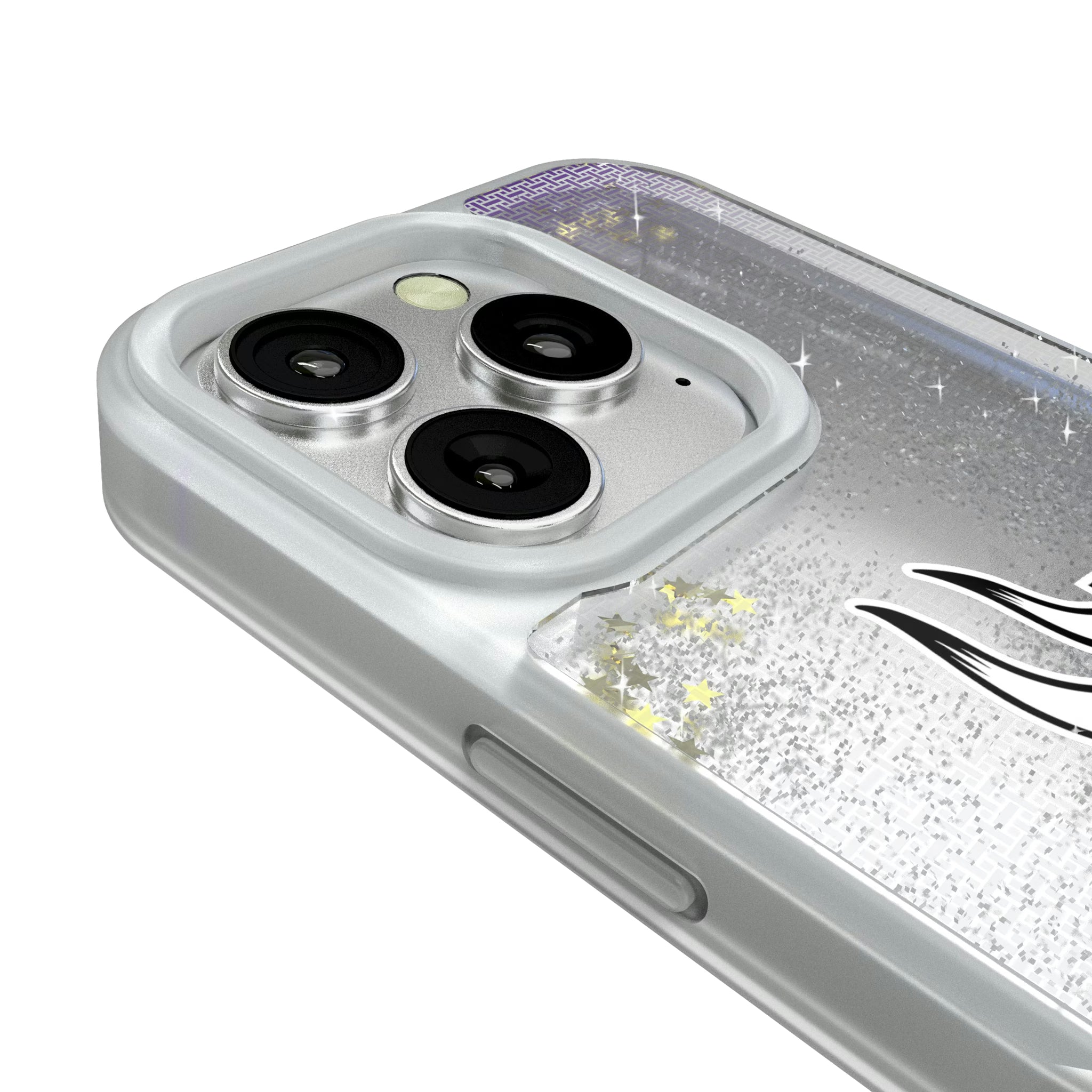 Minnesota Vikings Linen iPhone Glitter Phone Case for Apple iPhone - Detail#Device_iPhone 16 Pro