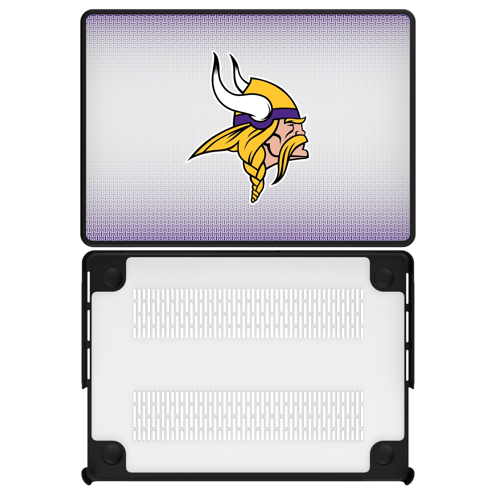 Minnesota Vikings Linen MacBook Laptop Case for Apple MacBook#Device_MacBook Pro (14-inch, 2021) / MacBook Pro (14-inch, 2023) / MacBook Pro (14-inch, 2024)