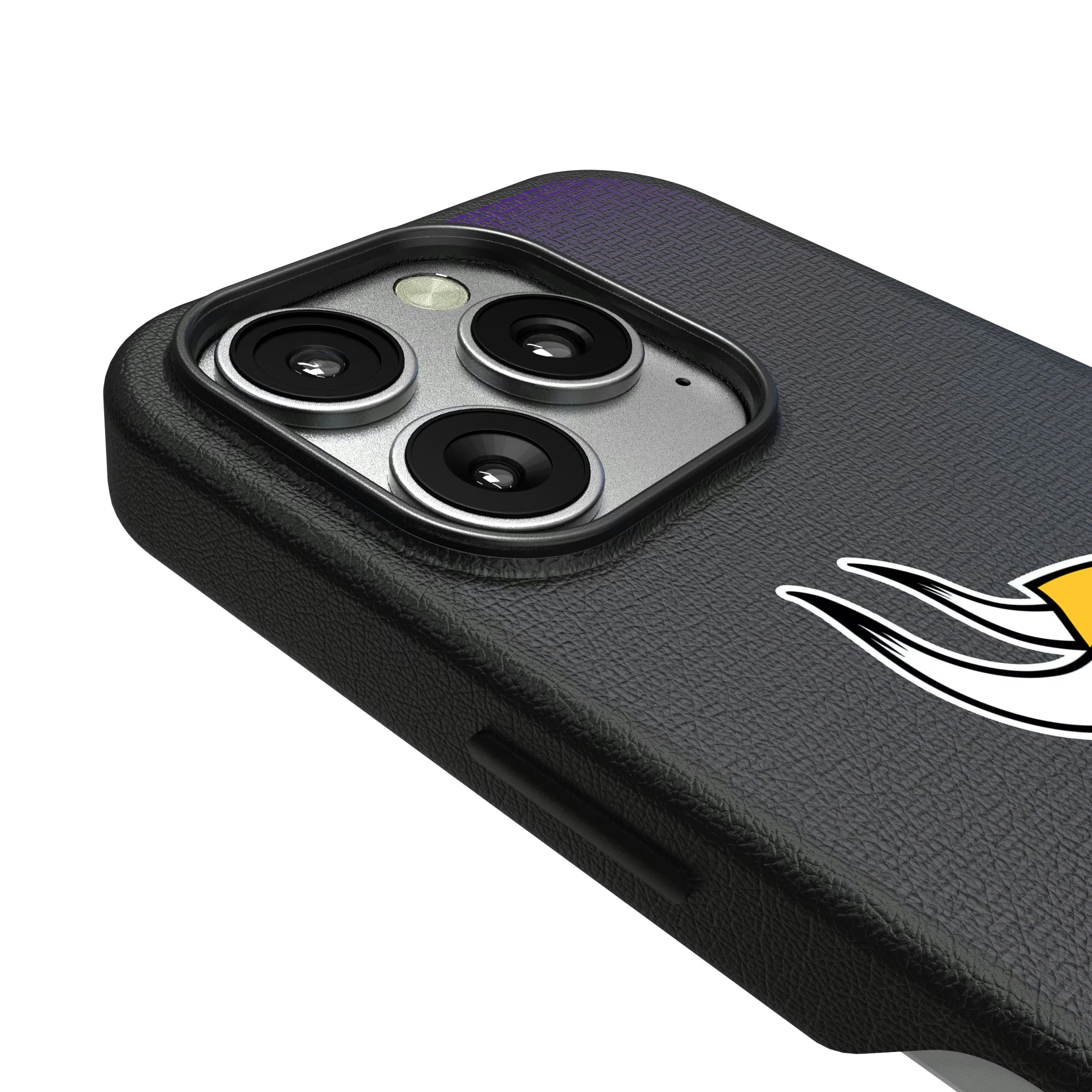 Minnesota Vikings Linen iPhone MagSafe Compatible Phone Case for Apple iPhone - Detail