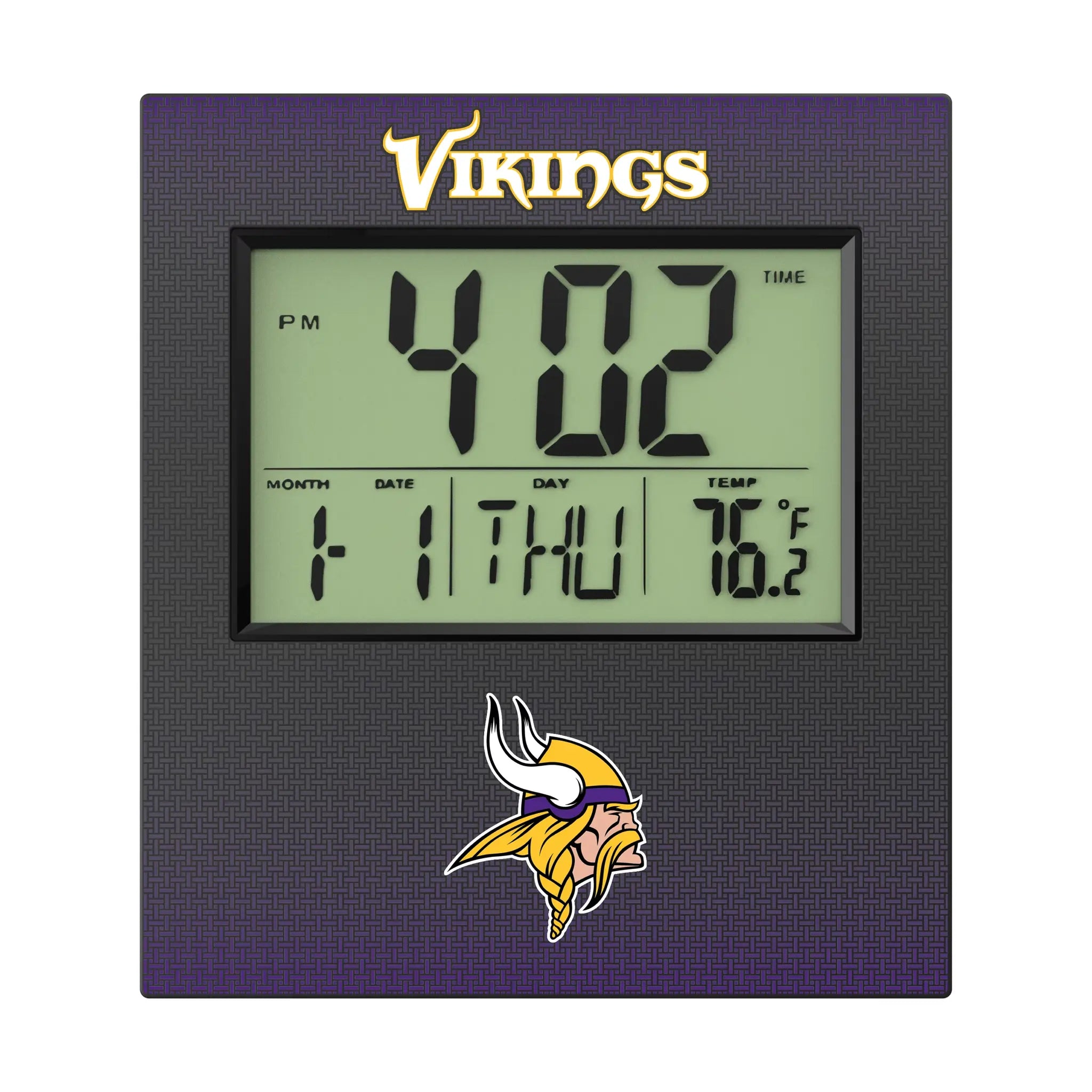 Minnesota Vikings Linen Wall Clock