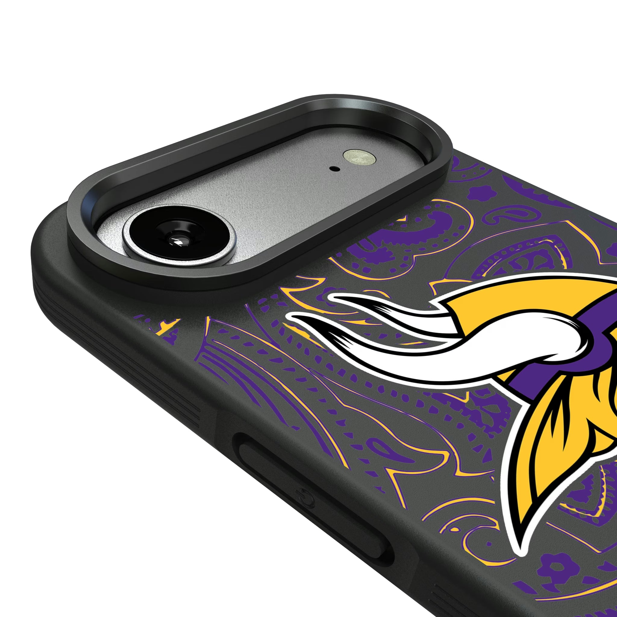 Minnesota Vikings Paisley iPhone Bump Phone Case for Apple iPhone - Detail#Device_iPhone Air