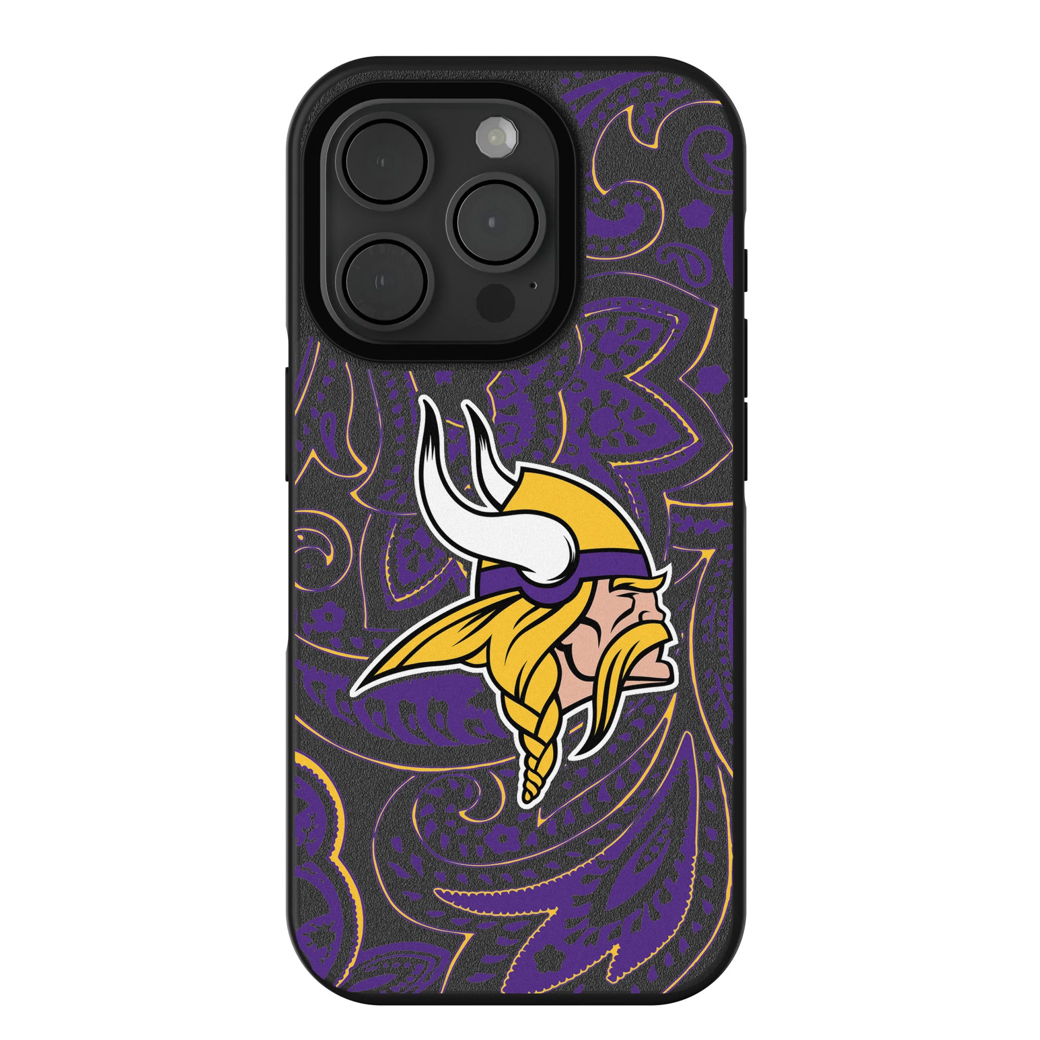 Minnesota Vikings Paisley iPhone Bump Phone Case for Apple iPhone