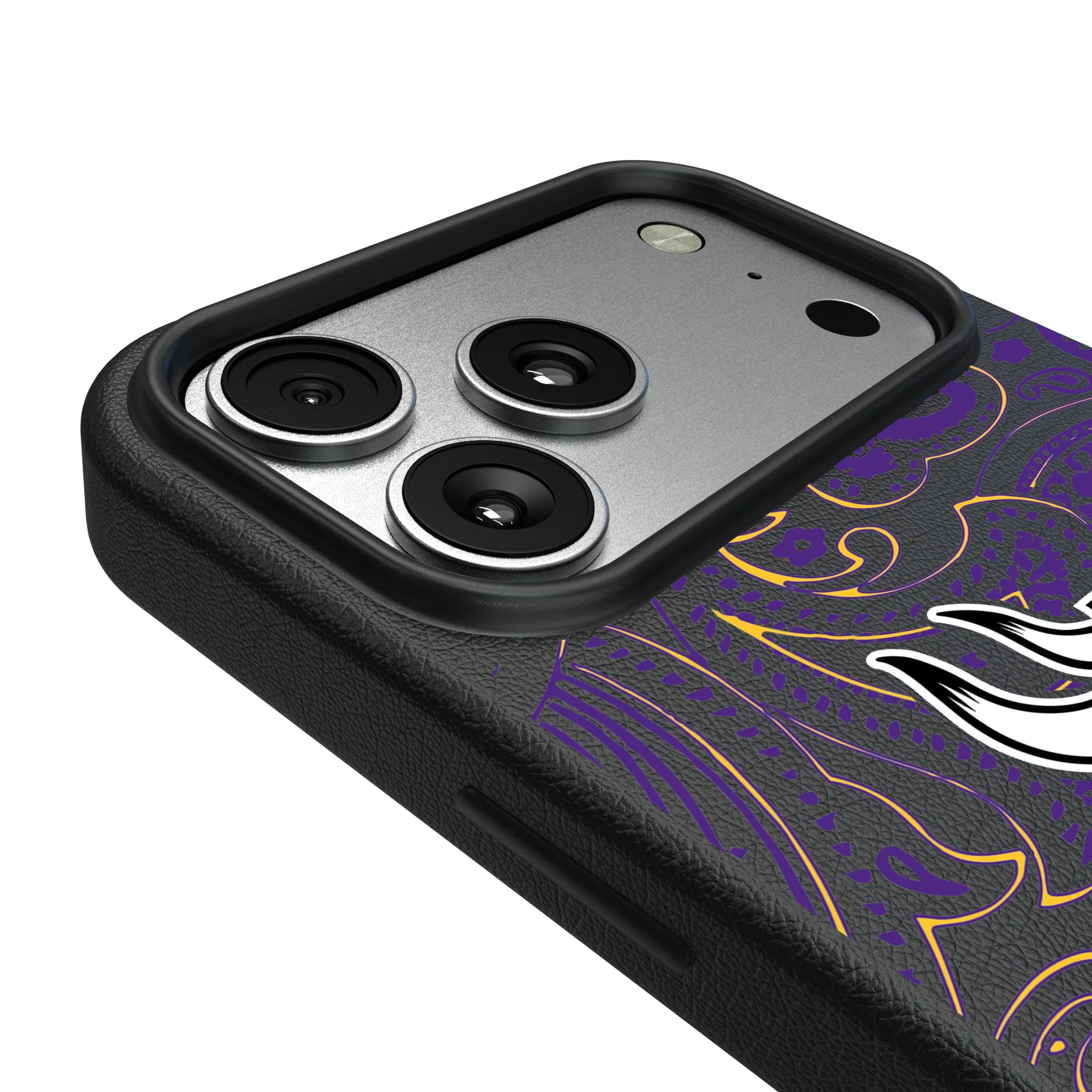 Minnesota Vikings Paisley iPhone MagSafe Compatible Phone Case for Apple iPhone - Detail#Device_iPhone 17 Pro Max