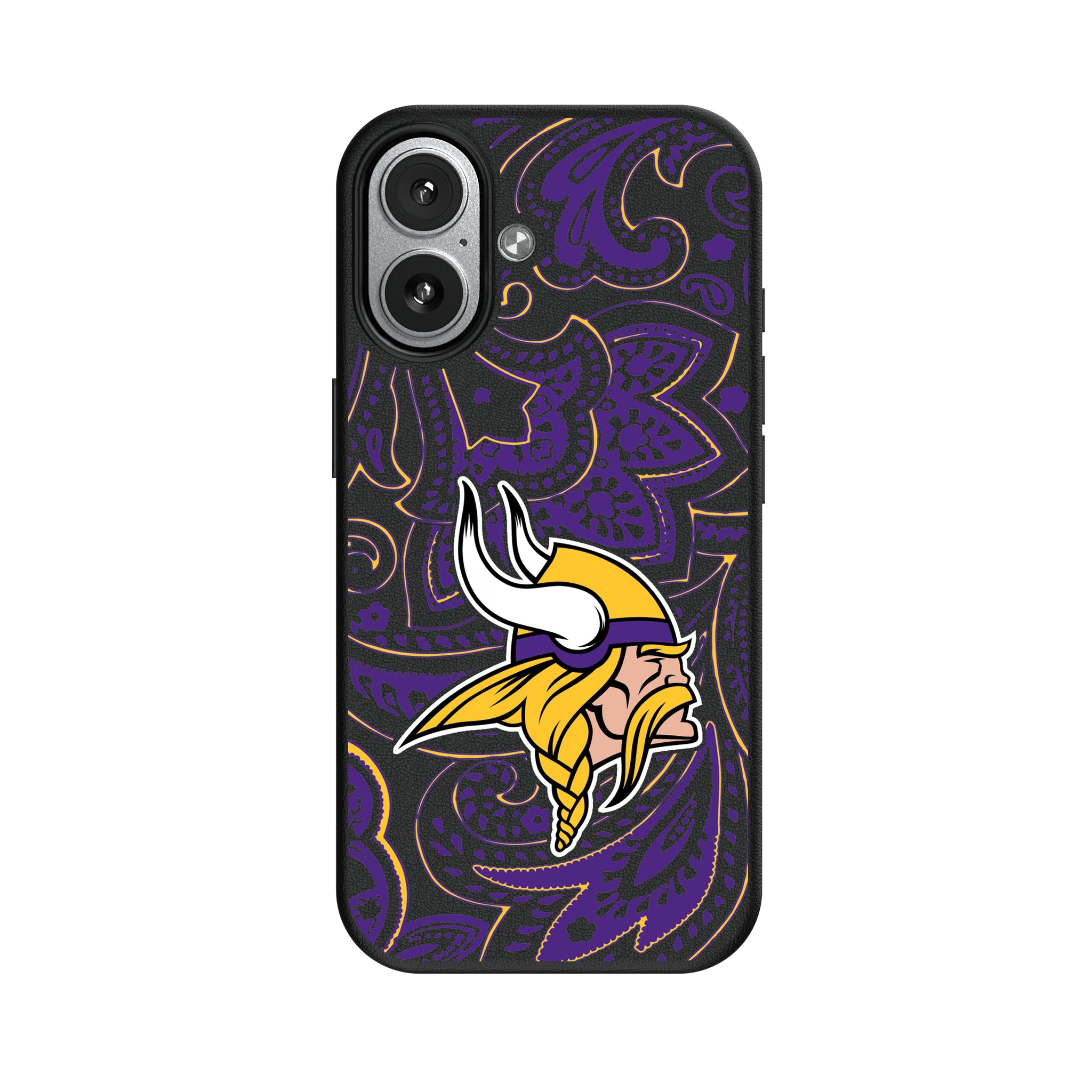 Minnesota Vikings Paisley iPhone MagSafe Compatible Phone Case for Apple iPhone#Device_iPhone 17