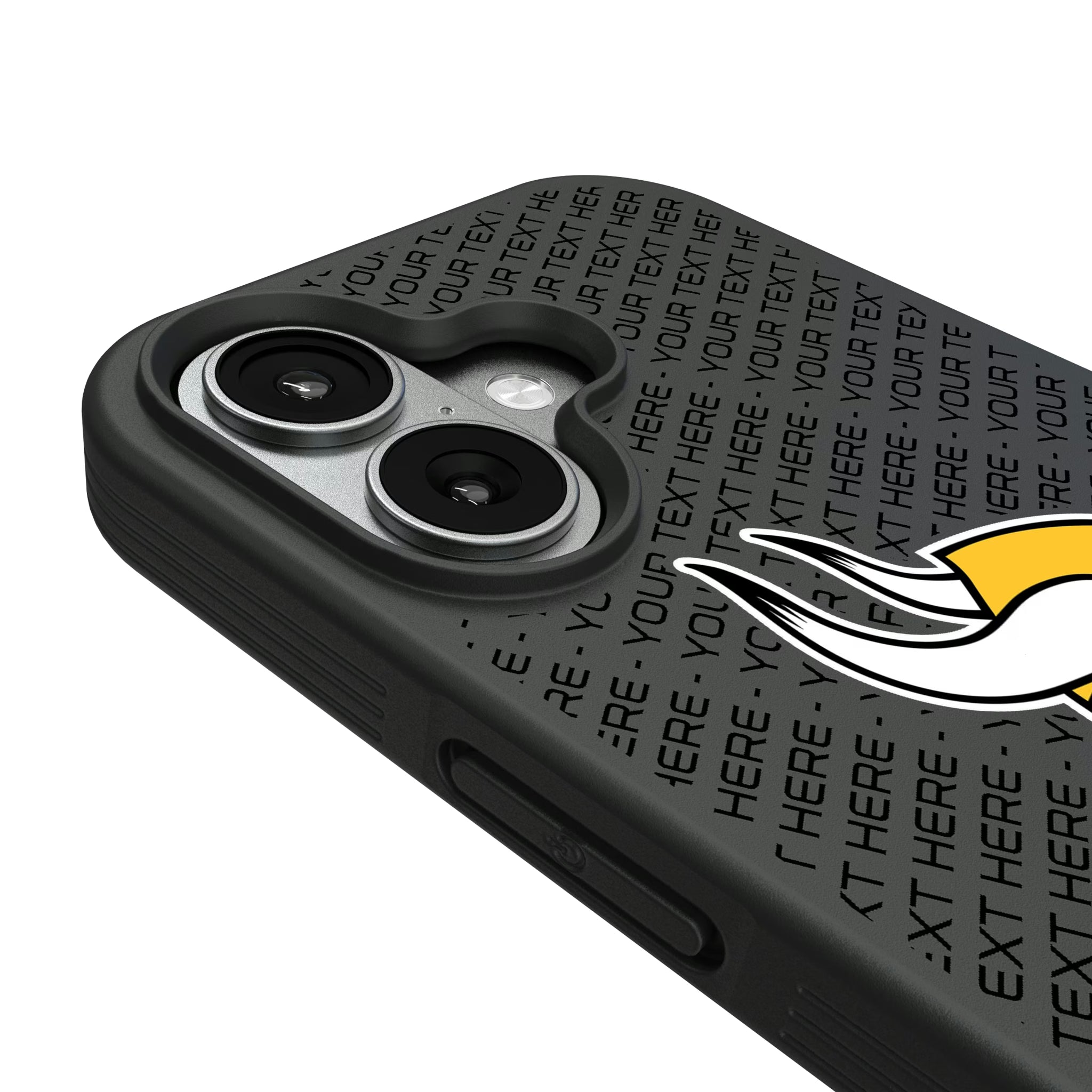 Minnesota Vikings Personalized EndZone Plus iPhone Bump Phone Case for Apple iPhone - Detail#Device_iPhone 17