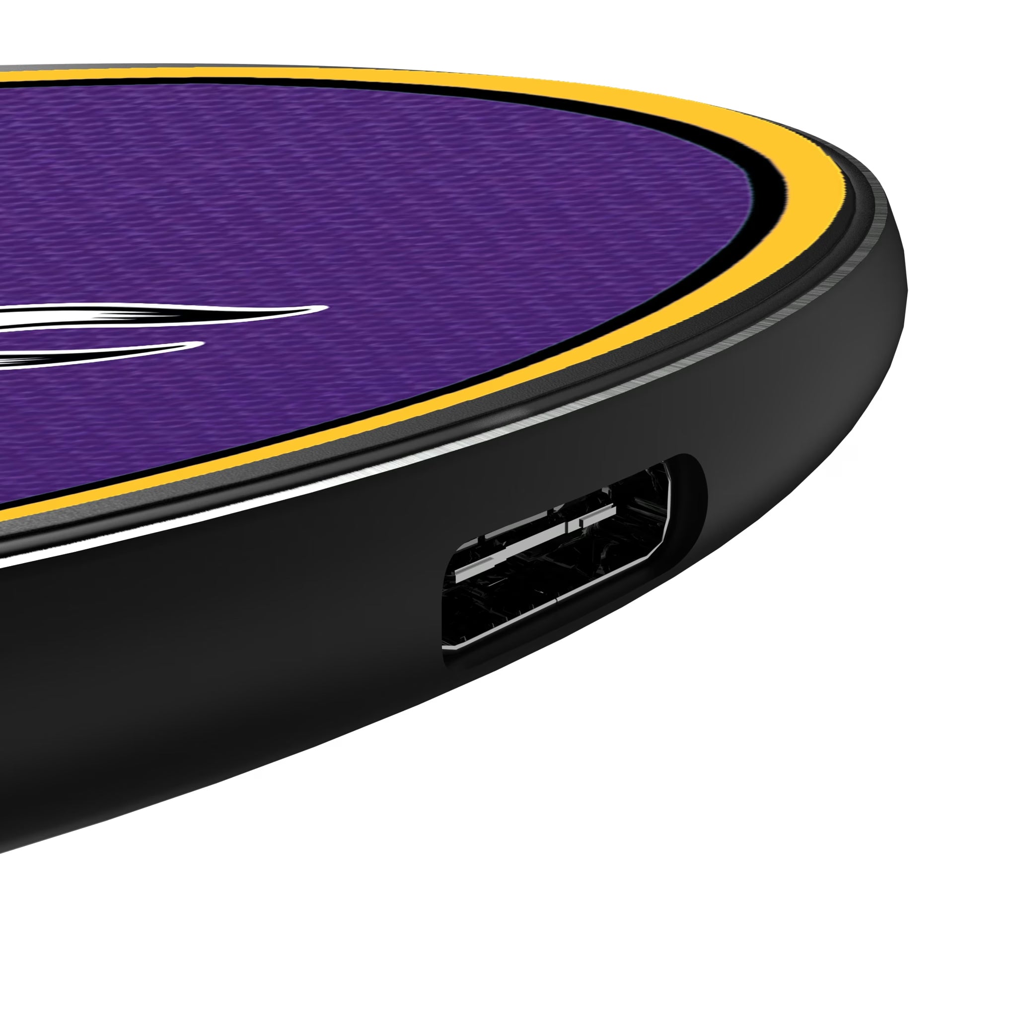 Minnesota Vikings Personalized Endzone Solid 15-Watt Wireless Charger - Detail