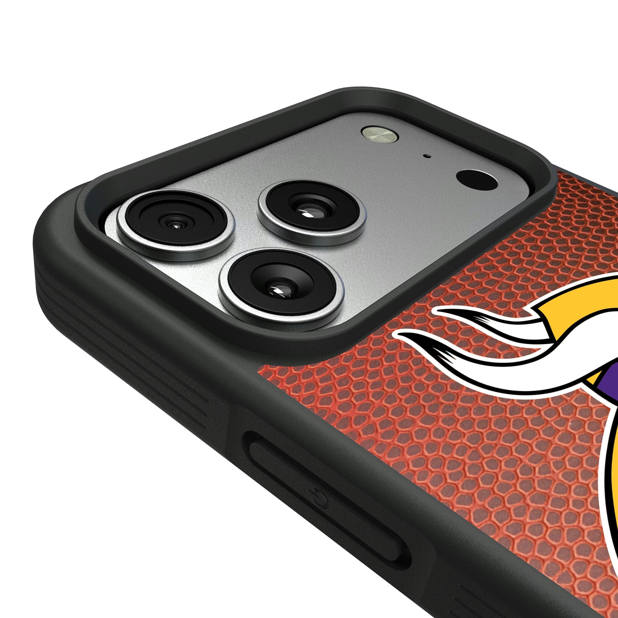 Minnesota Vikings Personalized Football iPhone Bump Phone Case for Apple iPhone - Detail#Device_iPhone 17 Pro Max