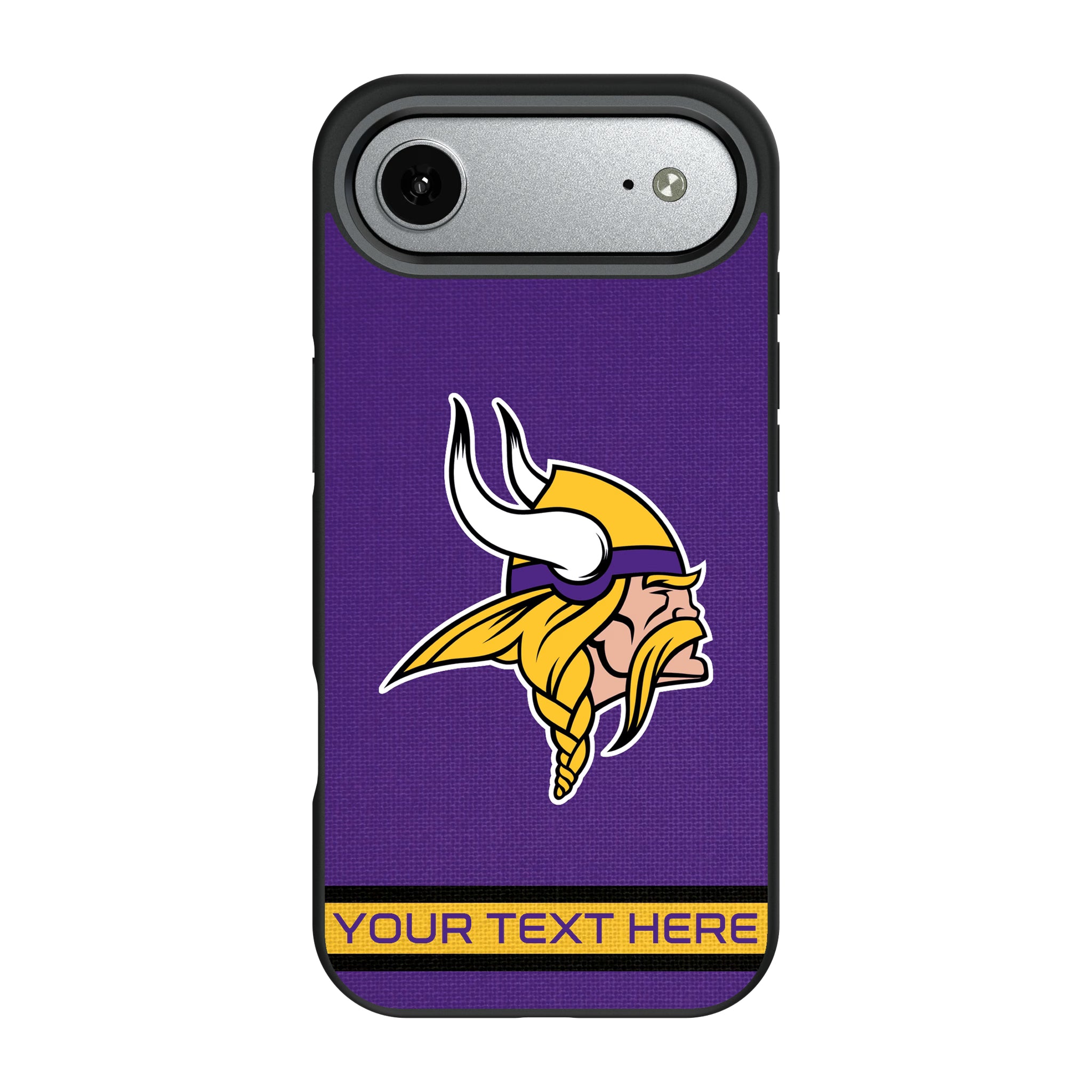Minnesota Vikings Personalized Stripe iPhone Bump Phone Case for Apple iPhone#Device_iPhone Air