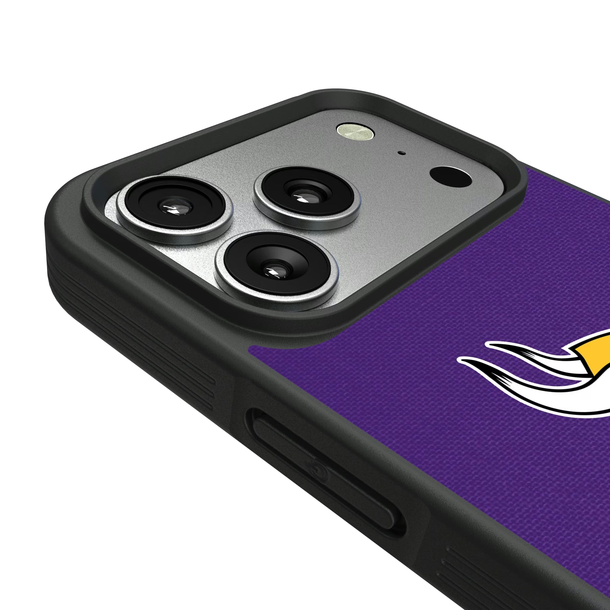 Minnesota Vikings Personalized Stripe iPhone Bump Phone Case for Apple iPhone - Detail#Device_iPhone 17 Pro