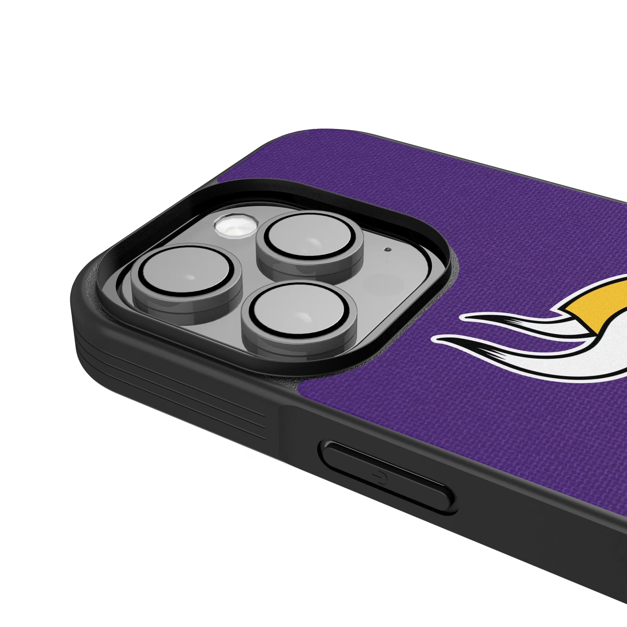 Minnesota Vikings Personalized Stripe iPhone Bump Phone Case for Apple iPhone - Detail