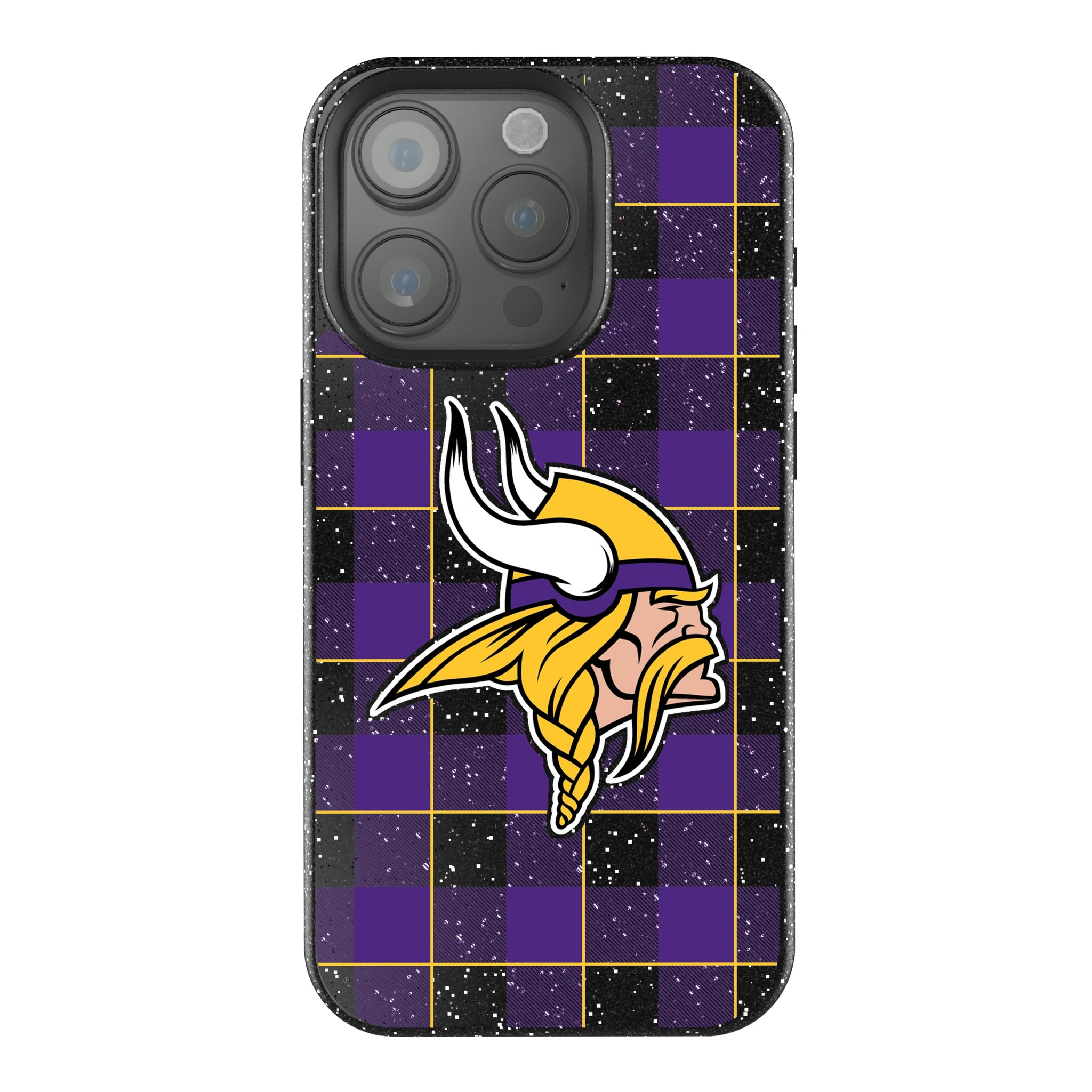 Minnesota Vikings Plaid iPhone Bling Phone Case for Apple iPhone