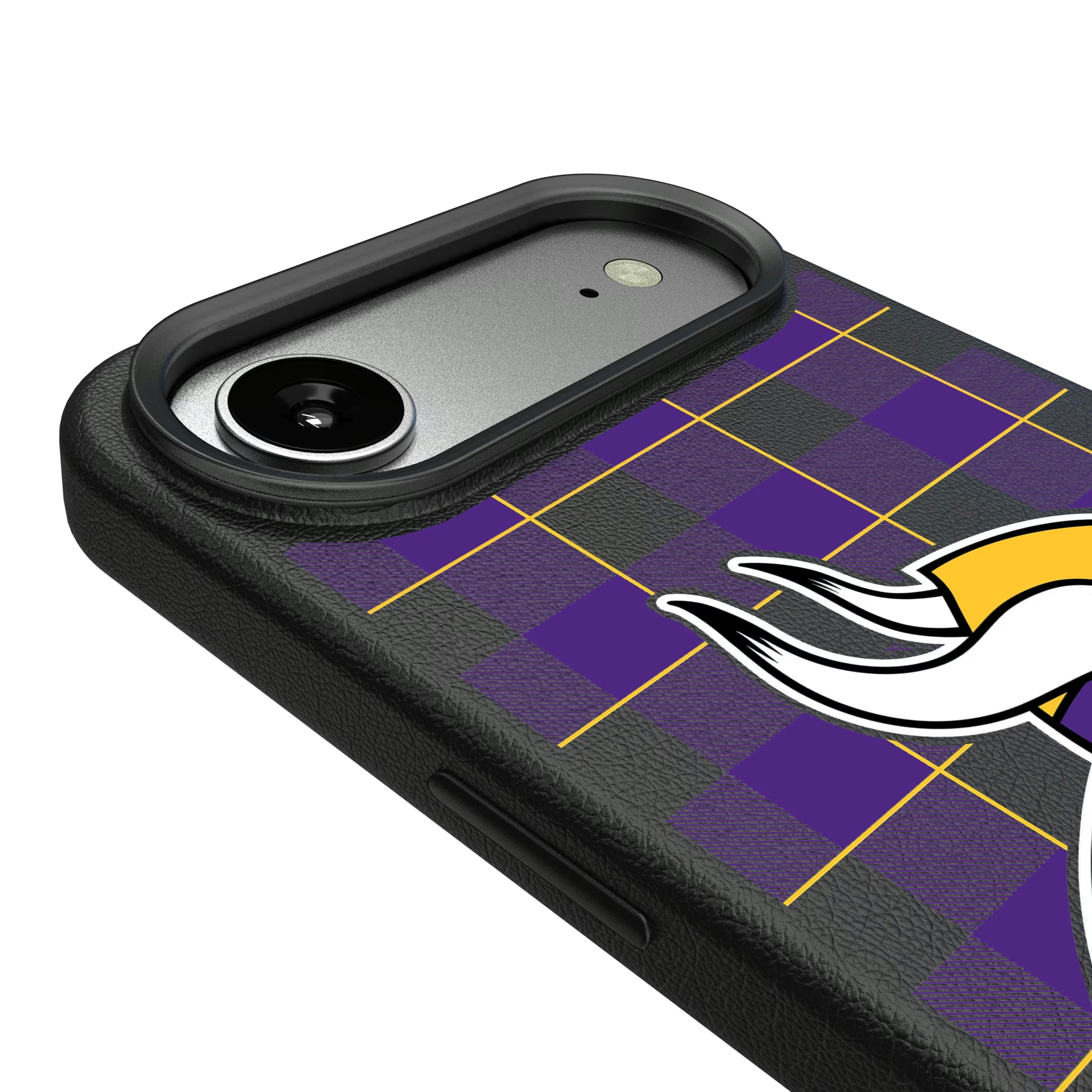 Minnesota Vikings Plaid iPhone MagSafe Compatible Phone Case for Apple iPhone - Detail#Device_iPhone Air