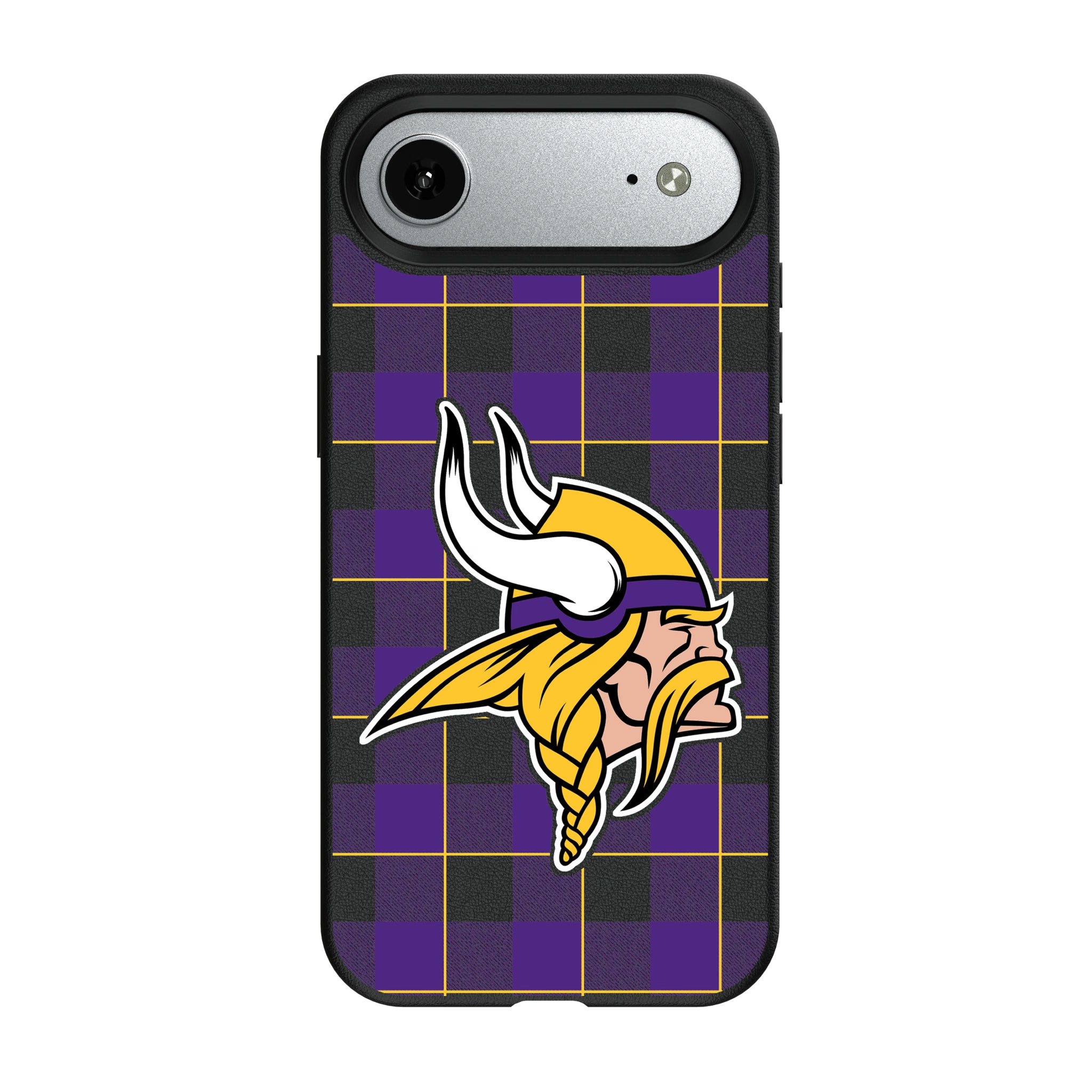 Minnesota Vikings Plaid iPhone MagSafe Compatible Phone Case for Apple iPhone#Device_iPhone Air