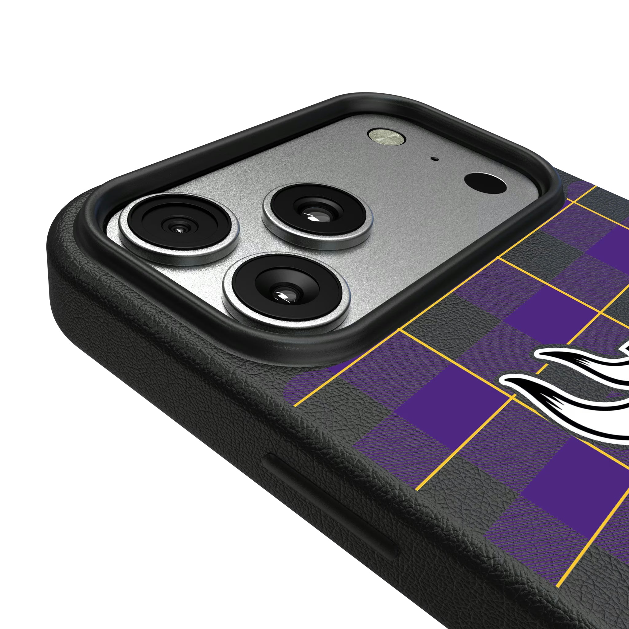 Minnesota Vikings Plaid iPhone MagSafe Compatible Phone Case for Apple iPhone - Detail#Device_iPhone 17 Pro Max