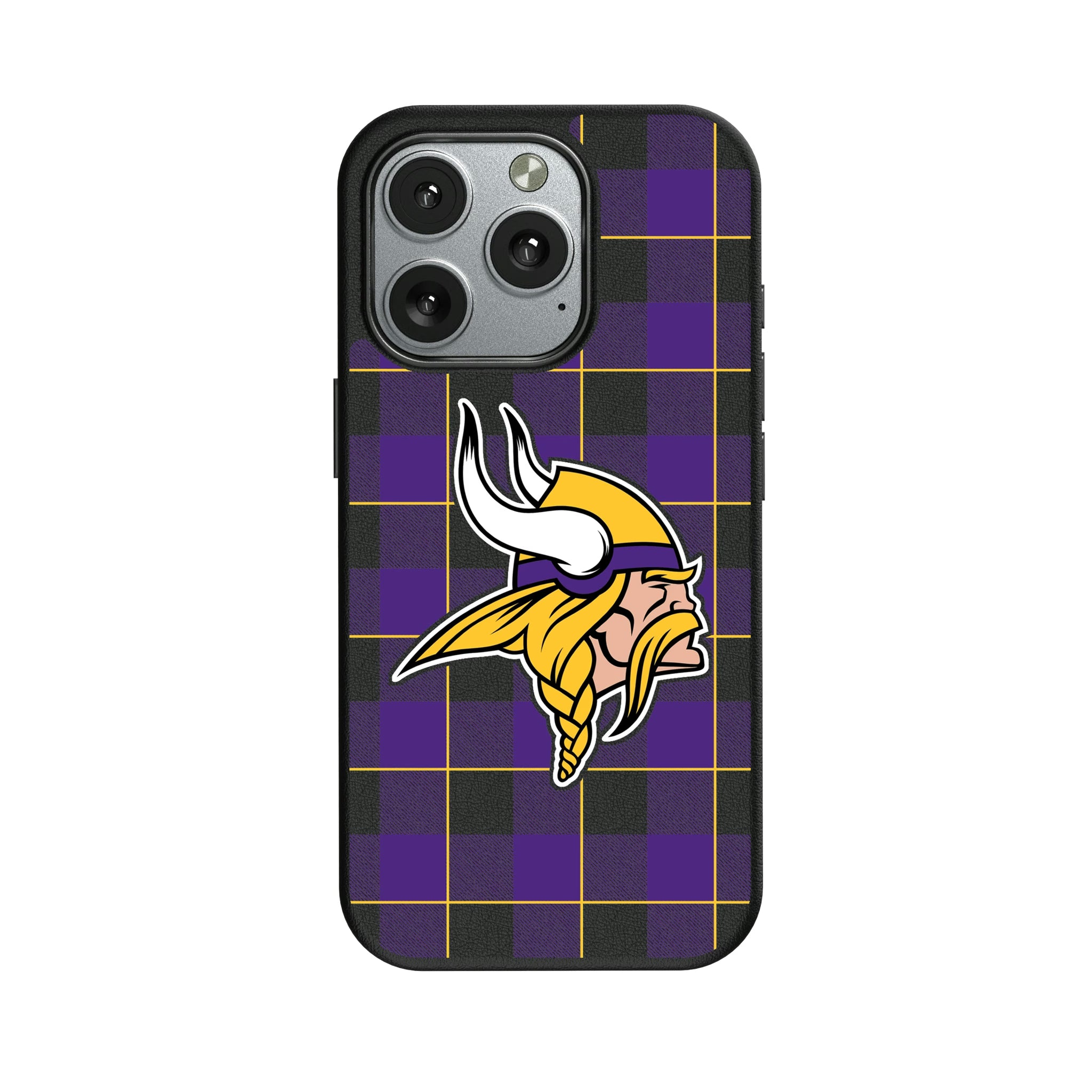 Minnesota Vikings Plaid iPhone MagSafe Compatible Phone Case for Apple iPhone