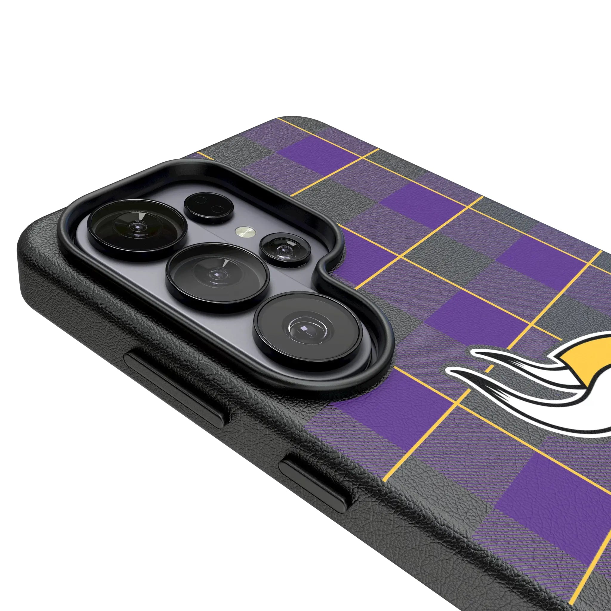Minnesota Vikings Plaid Galaxy MagSafe Compatible Phone Case for Samsung Galaxy - Detail#Device_Galaxy S26 Ultra