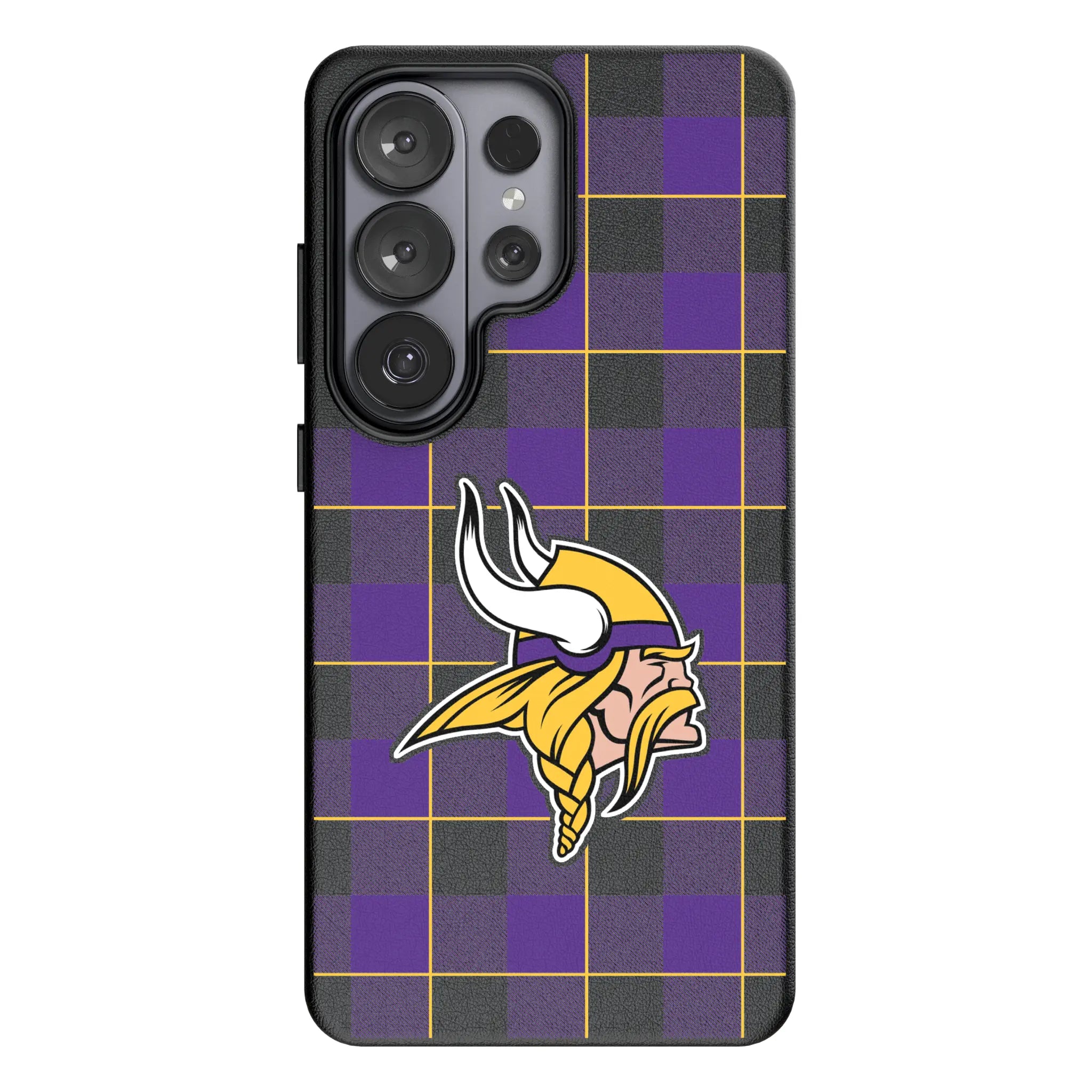 Minnesota Vikings Plaid Galaxy MagSafe Compatible Phone Case for Samsung Galaxy#Device_Galaxy S26 Ultra