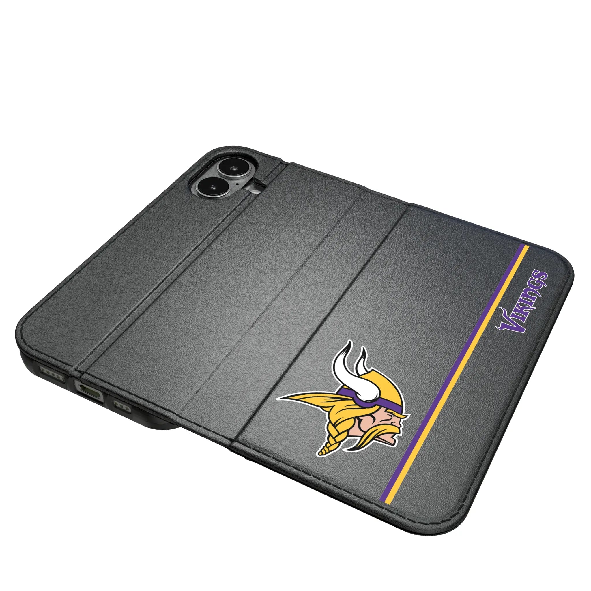 Minnesota Vikings Sidebar iPhone Folio Phone Case for Apple iPhone#Device_iPhone 17
