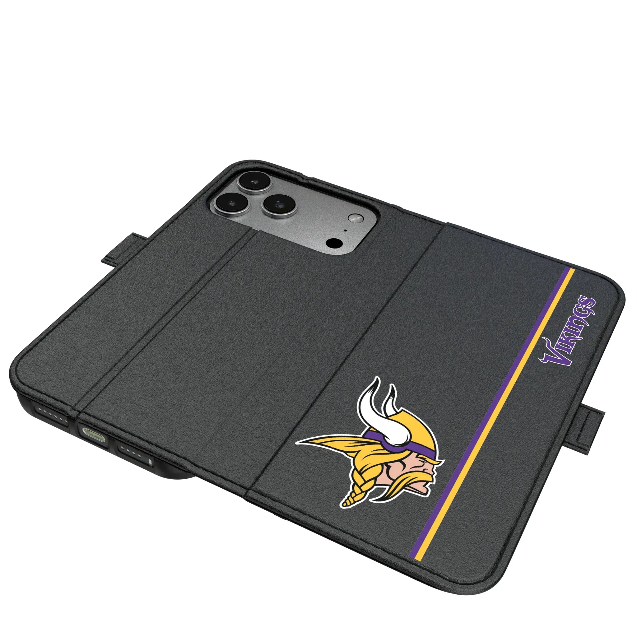 Minnesota Vikings Sidebar iPhone Folio Phone Case for Apple iPhone#Device_iPhone 17 Pro Max