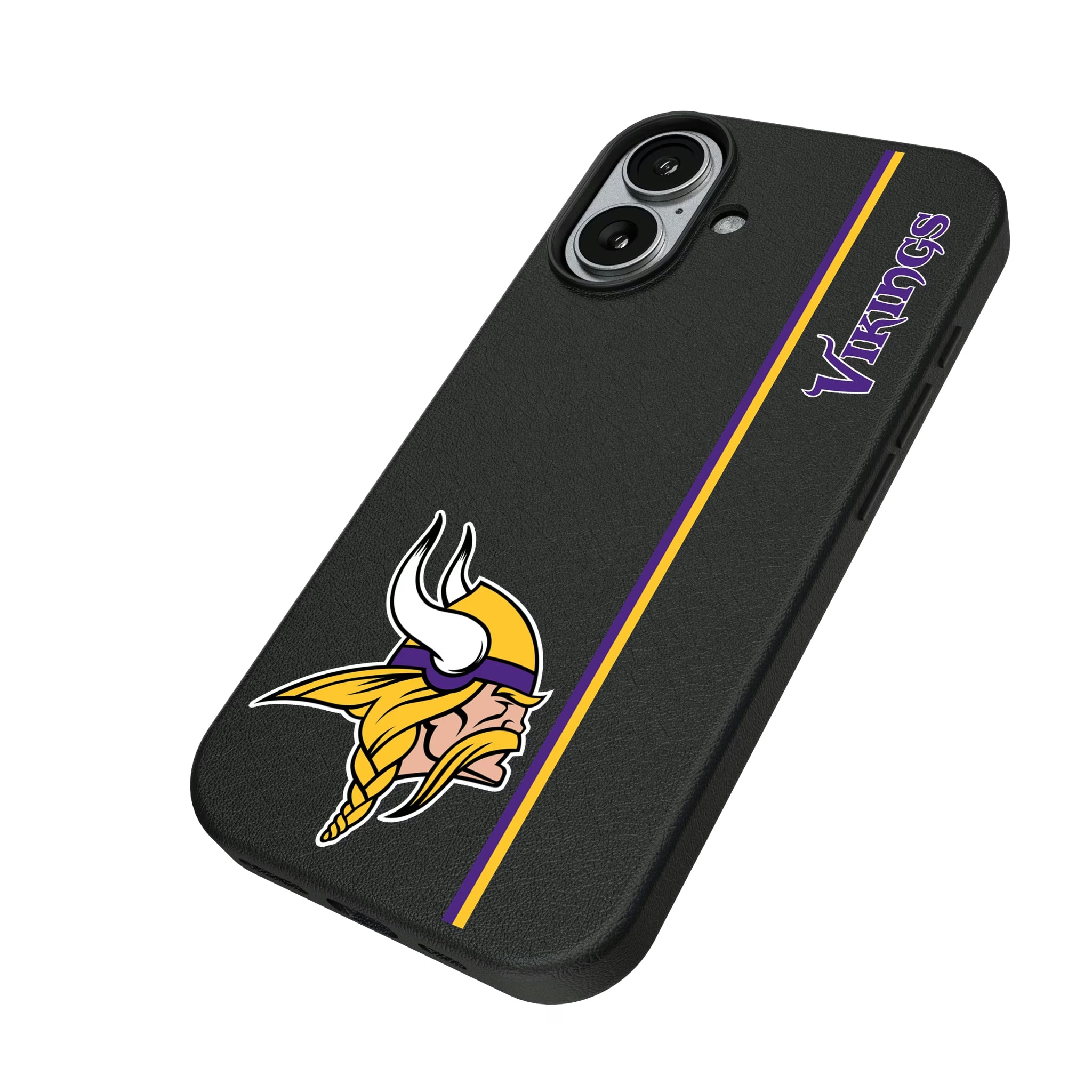 Minnesota Vikings Sidebar iPhone MagSafe Compatible Phone Case for Apple iPhone - Isometric View#Device_iPhone 17
