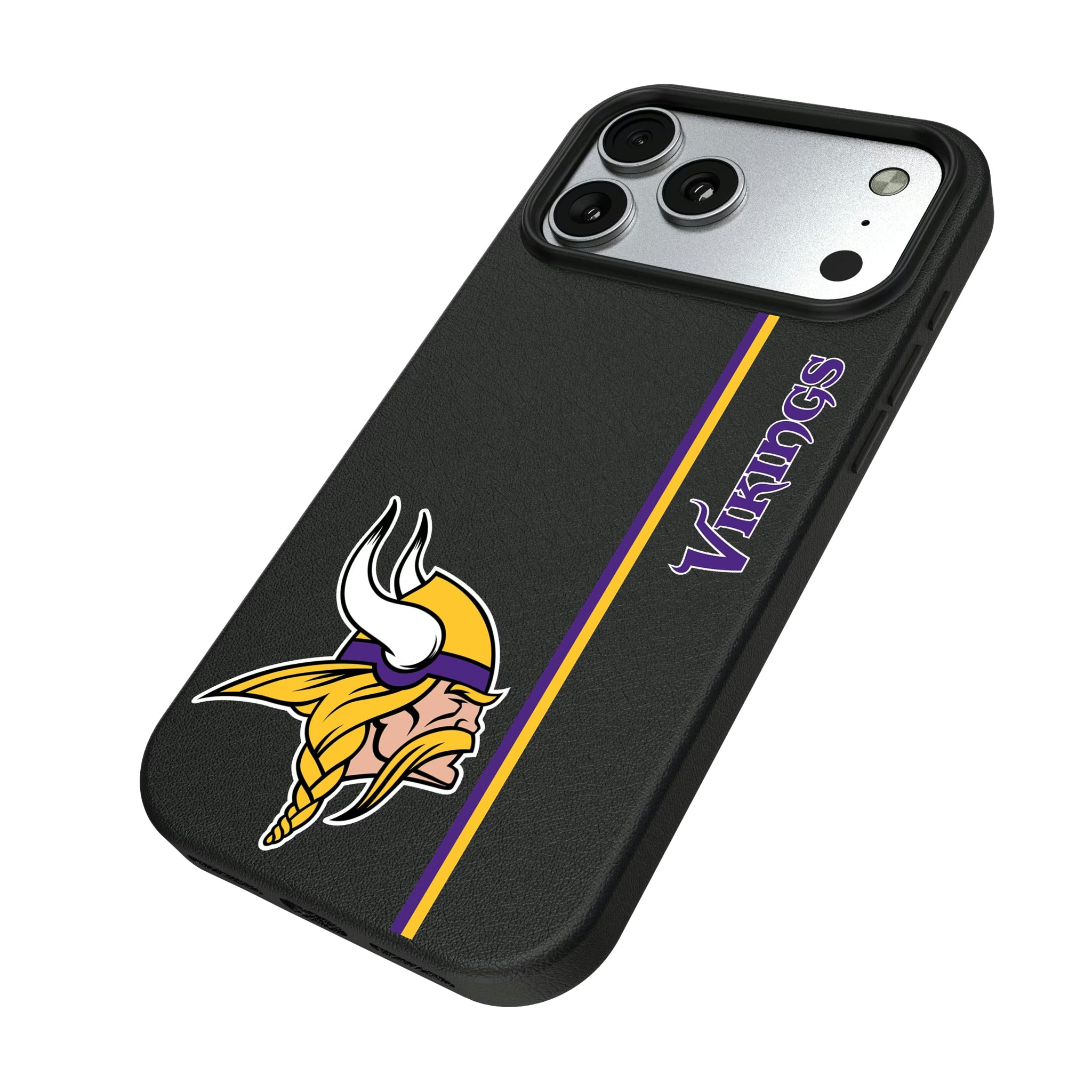 Minnesota Vikings Sidebar iPhone MagSafe Compatible Phone Case for Apple iPhone - Isometric View#Device_iPhone 17 Pro Max