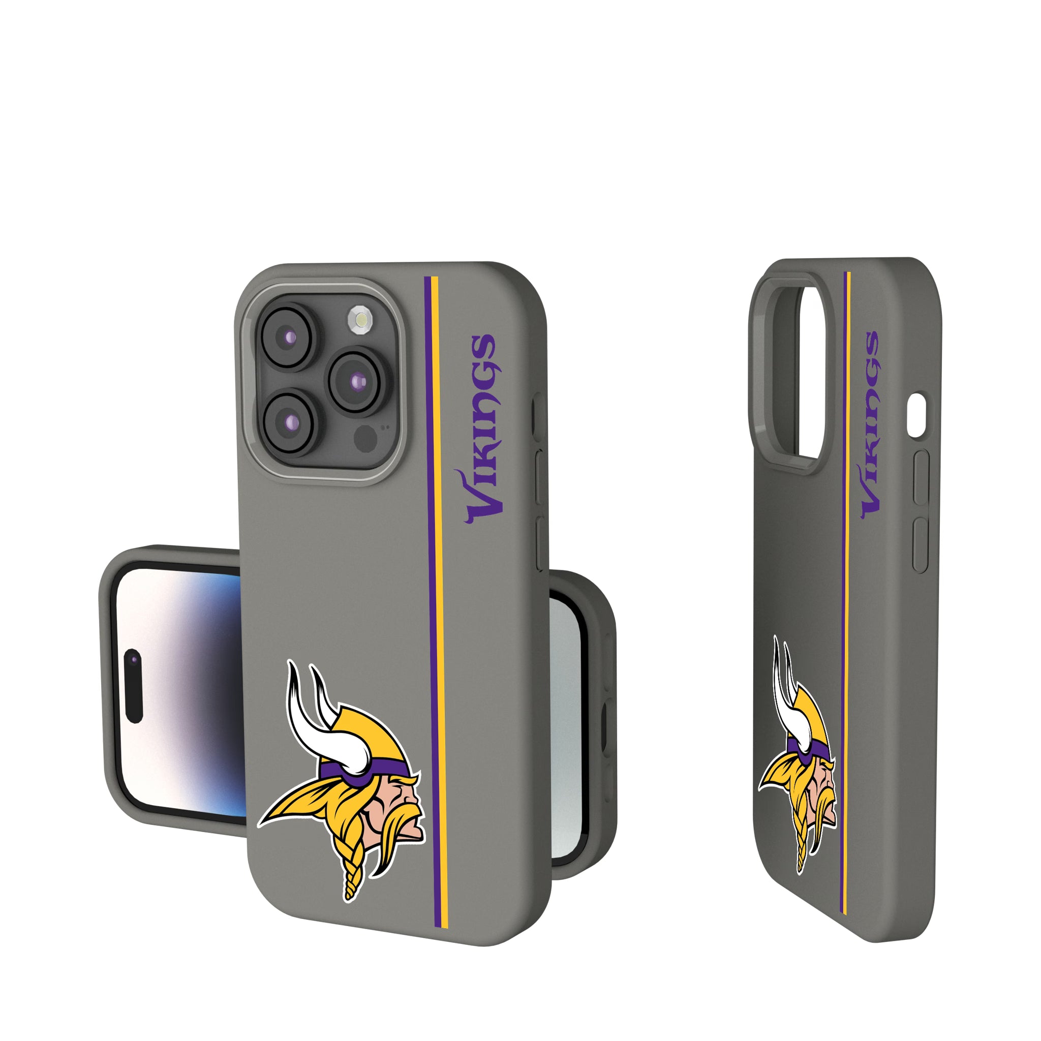 Minnesota Vikings Sidebar iPhone Soft Touch Phone Case for Apple iPhone