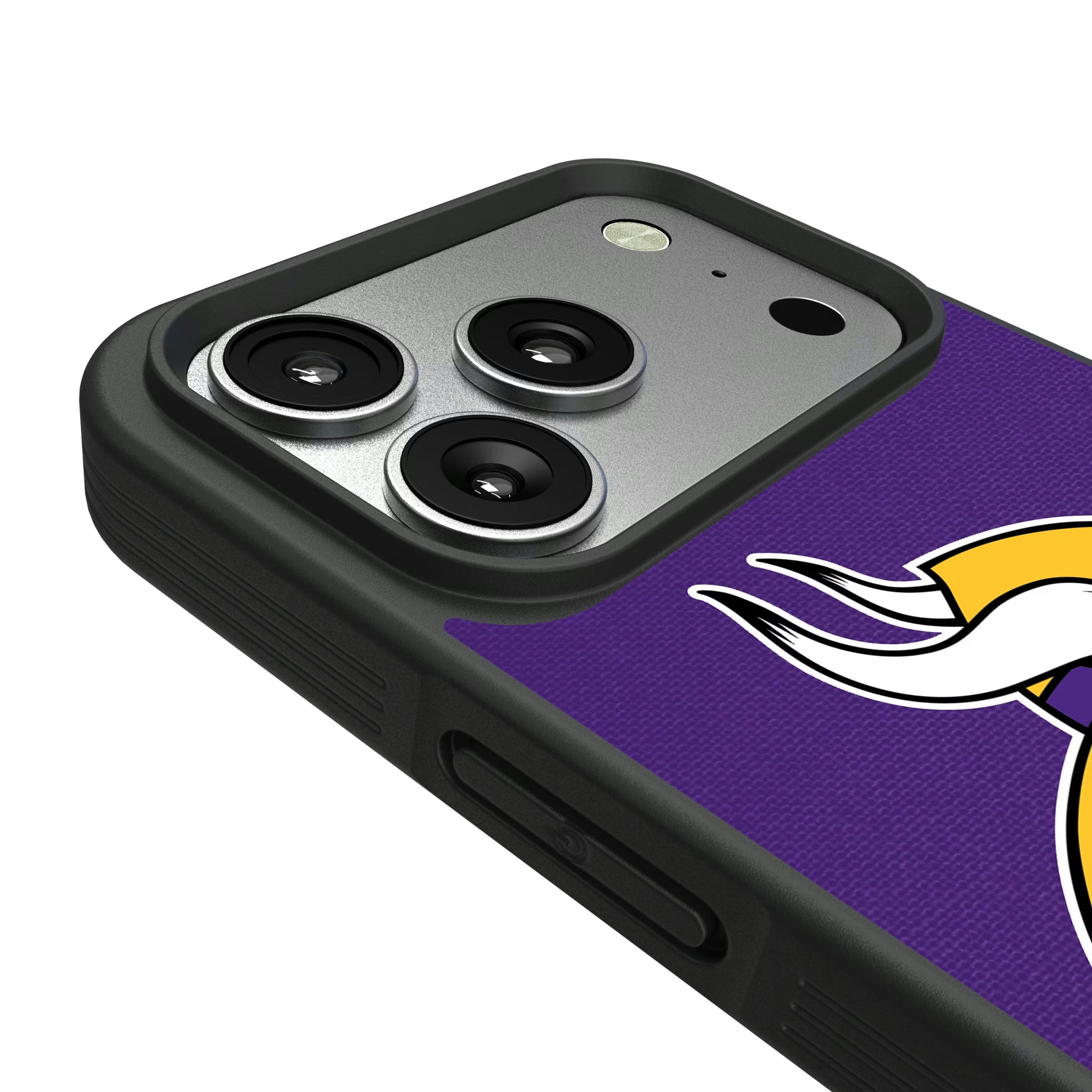 Minnesota Vikings Stripe iPhone Bump Phone Case for Apple iPhone - Detail#Device_iPhone 17 Pro