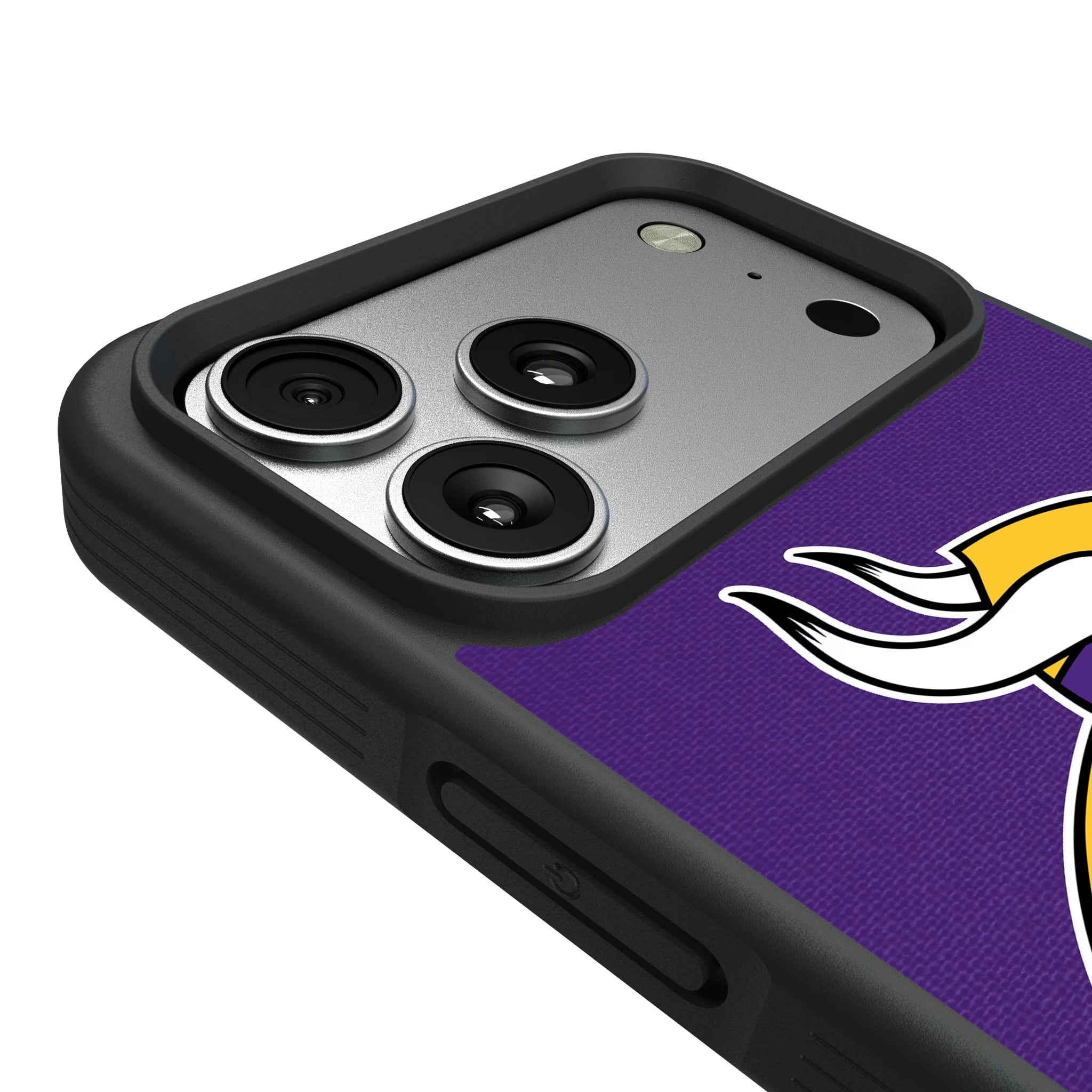 Minnesota Vikings Stripe iPhone Bump Phone Case for Apple iPhone - Detail#Device_iPhone 17 Pro Max