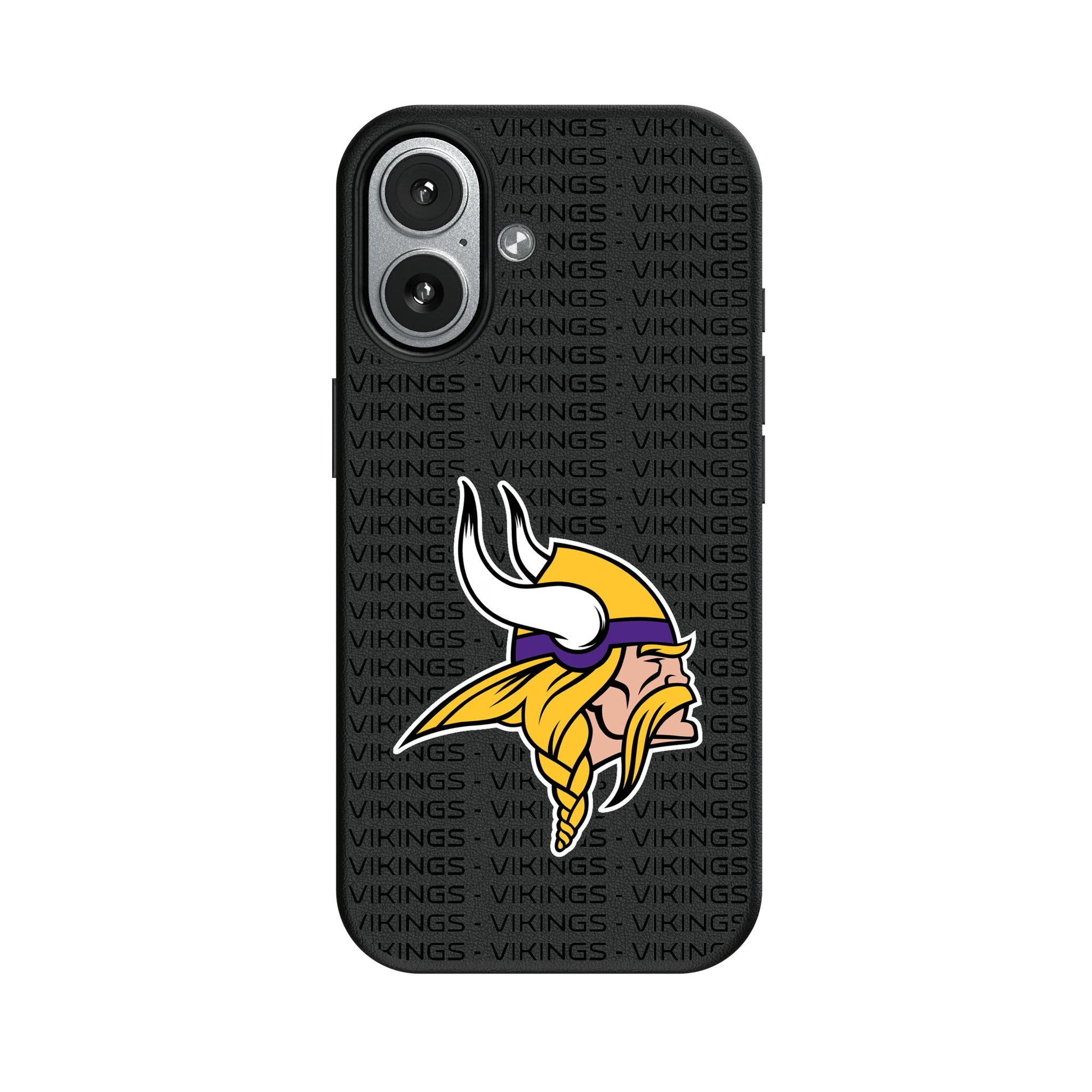 Minnesota Vikings Text Backdrop iPhone MagSafe Compatible Phone Case for Apple iPhone#Device_iPhone 17