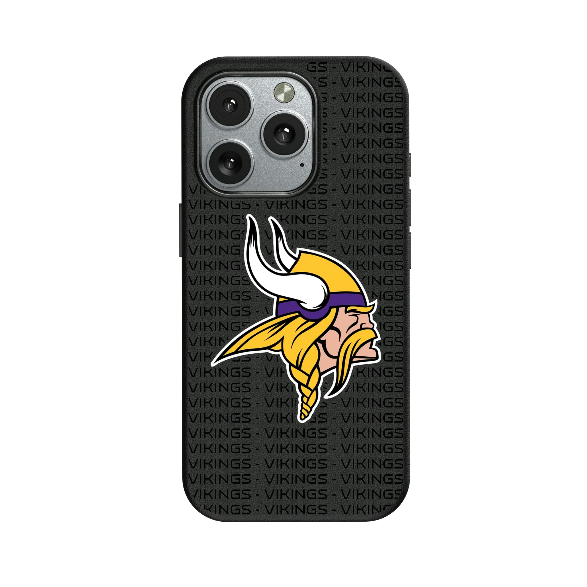 Minnesota Vikings Text Backdrop iPhone MagSafe Compatible Phone Case for Apple iPhone