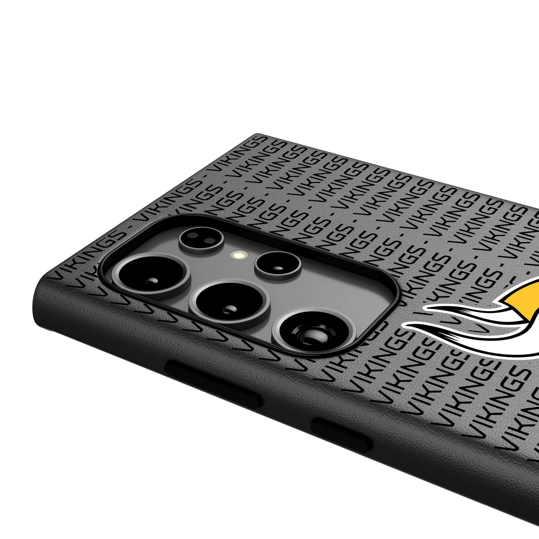 Minnesota Vikings Text Backdrop Galaxy MagSafe Compatible Phone Case for Samsung Galaxy - Detail
