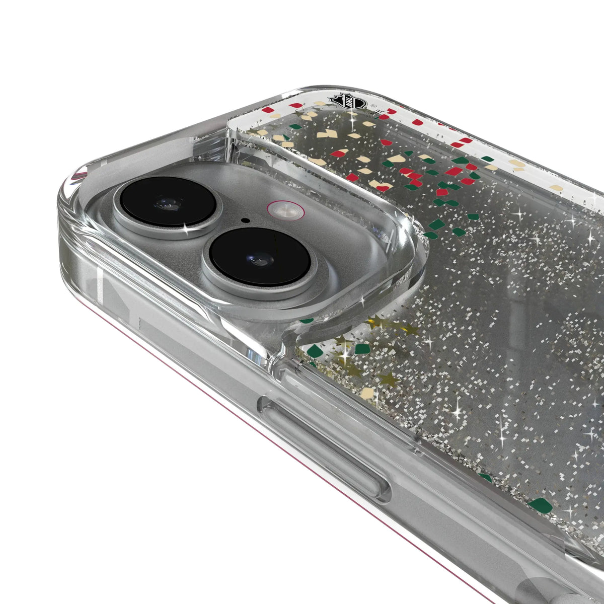 Minnesota Wild Confetti iPhone Glitter Phone Case for Apple iPhone - Detail#Device_iPhone 17