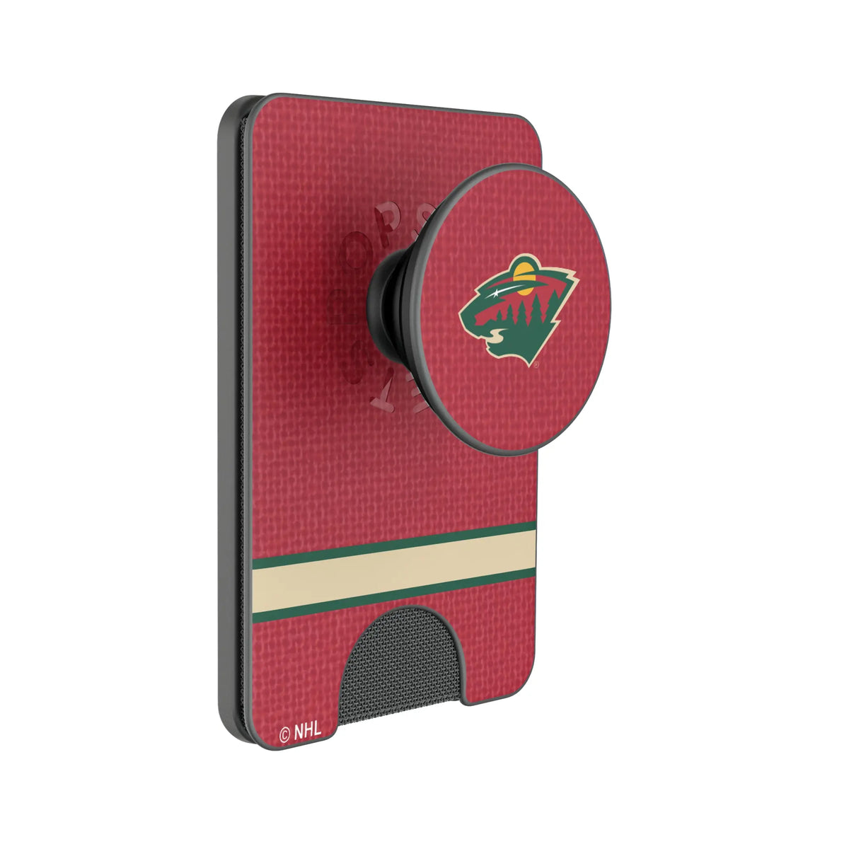 Minnesota Wild Endzone Solid Popsockets Wallet Magnetic