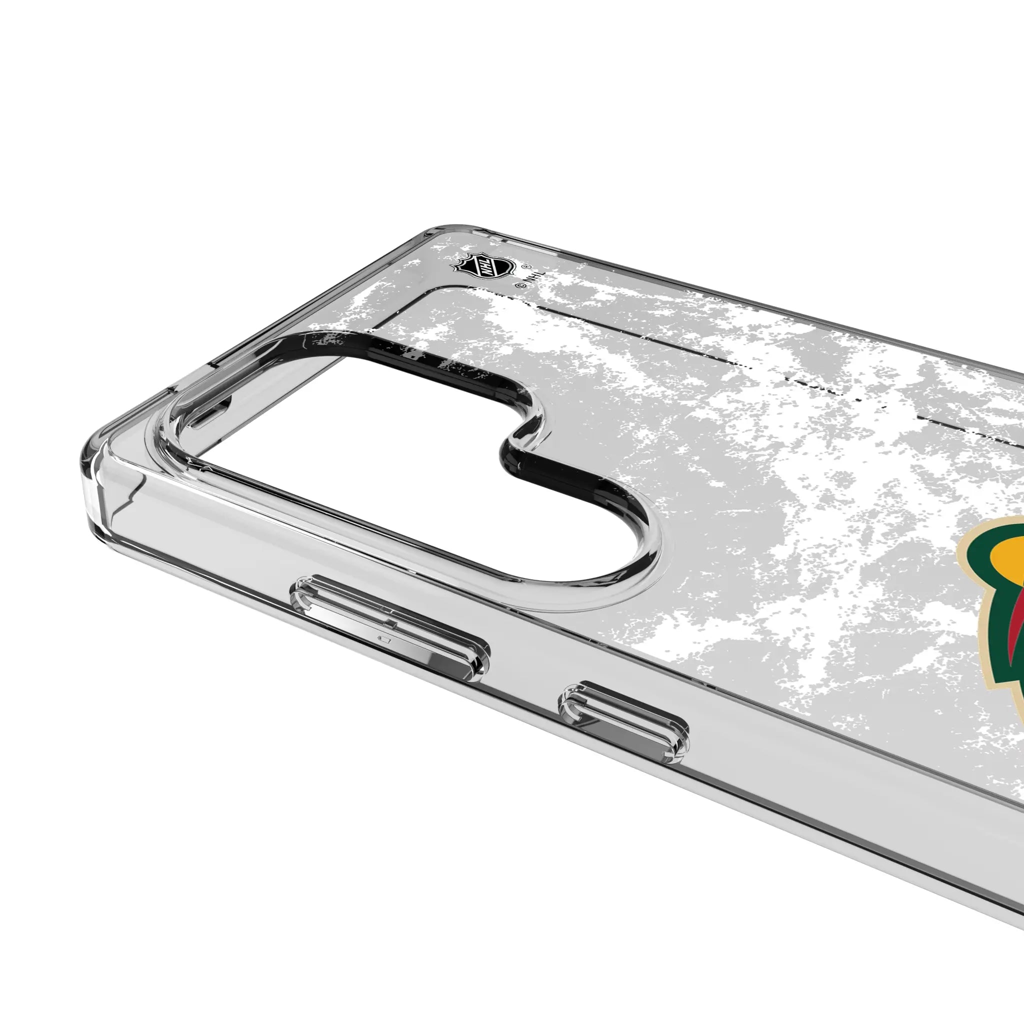 Minnesota Wild Ice Stripe Galaxy Clear Phone Case for Samsung Galaxy - Detail#Device_Galaxy S25 Ultra